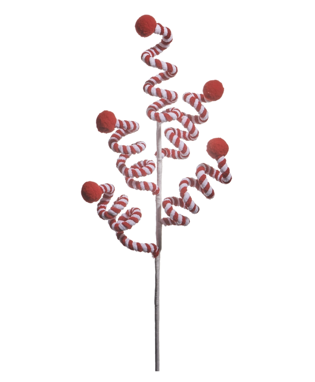 25" Peppermint Twirl Spray