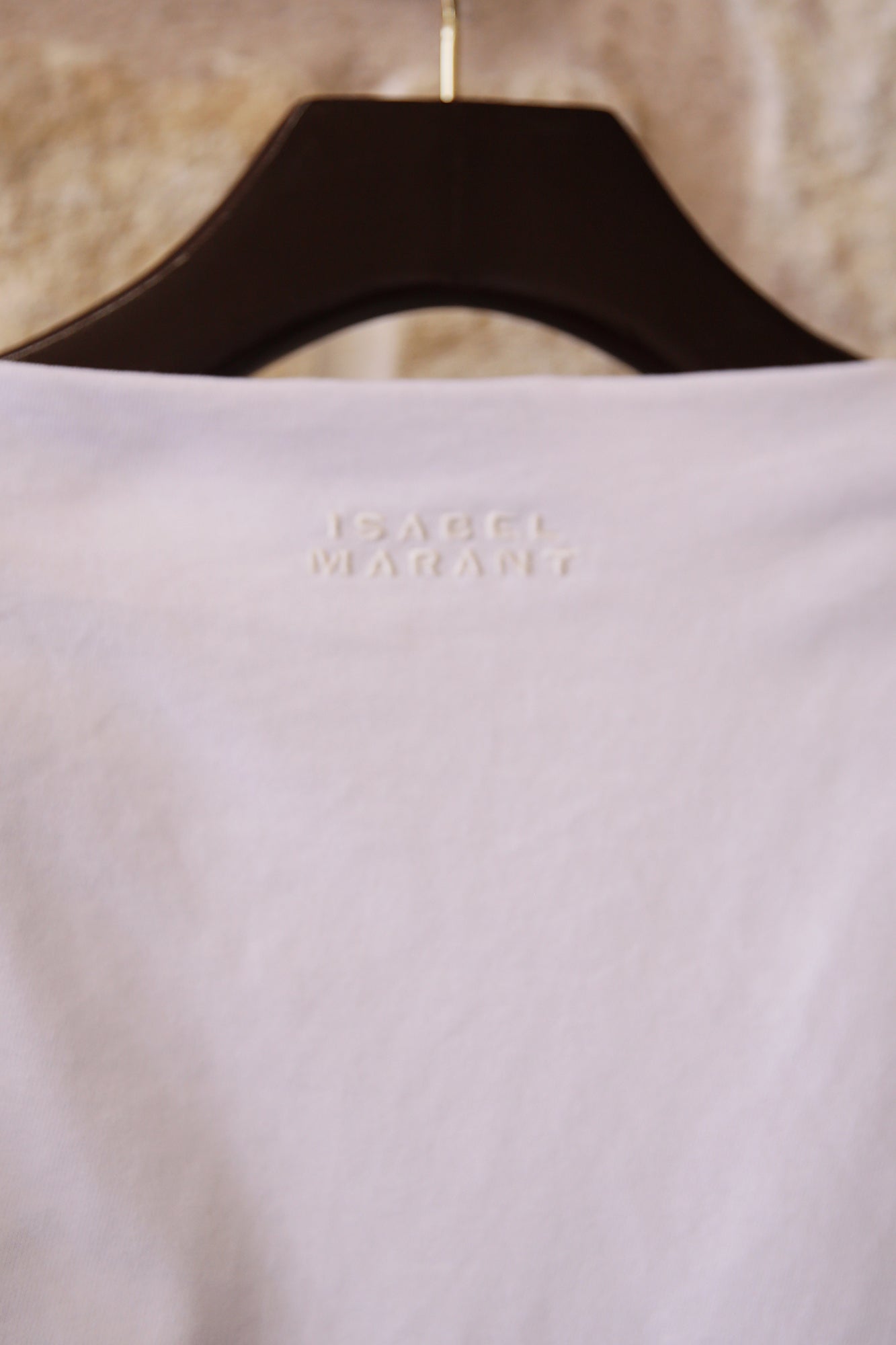 Sebani Asymmetrical Plain-Colored Cotton T-Shirt