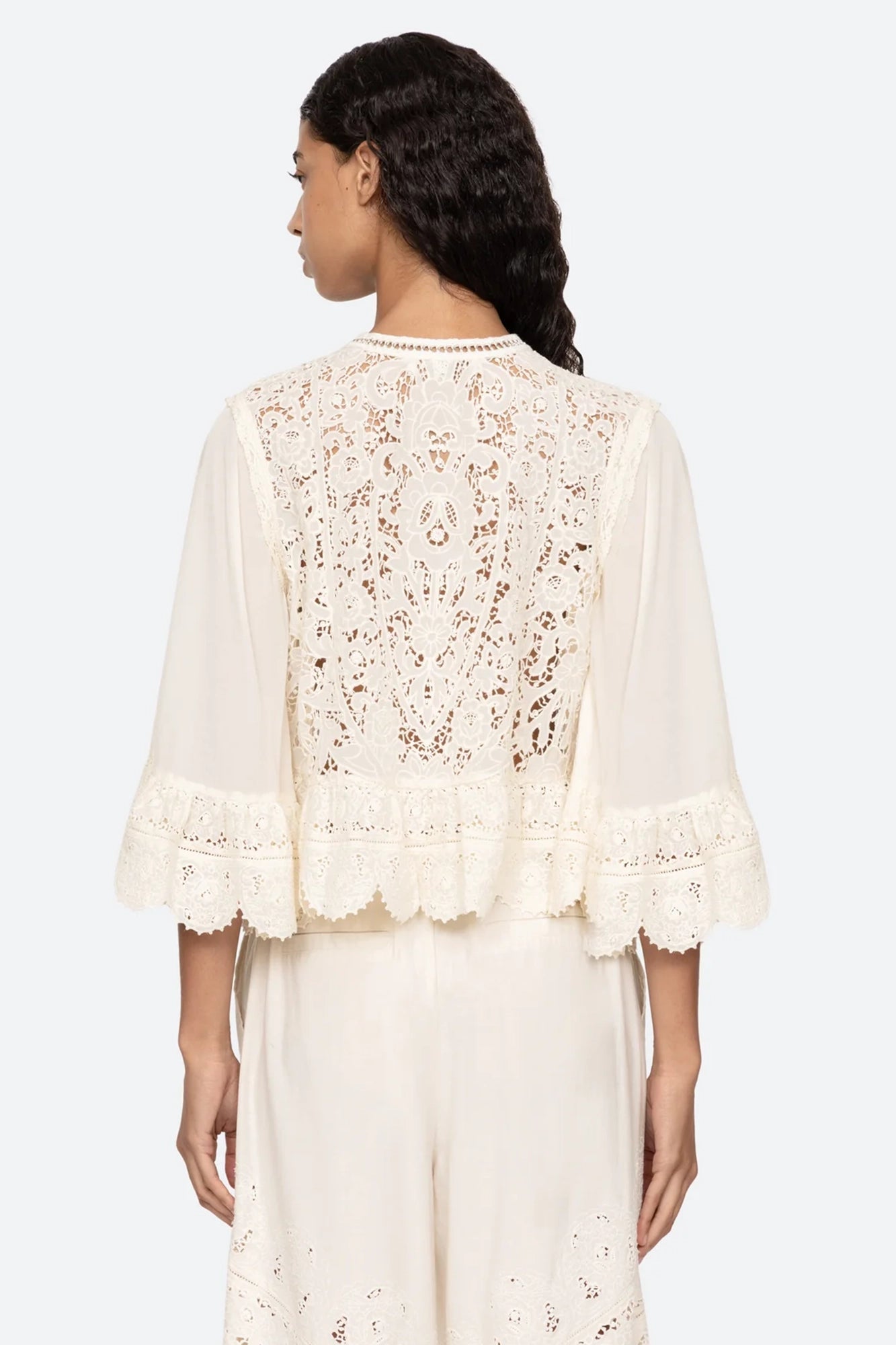 Shanna Lace 3/4 Top