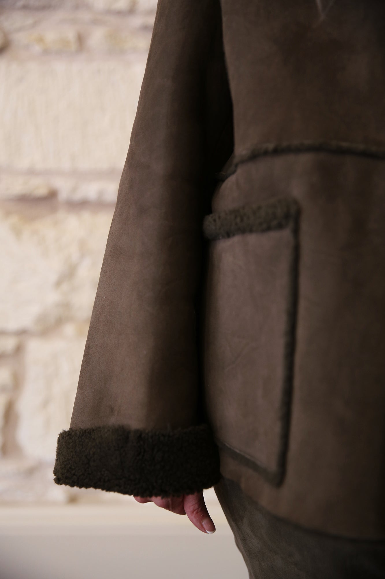 Shearling Jacket Pine