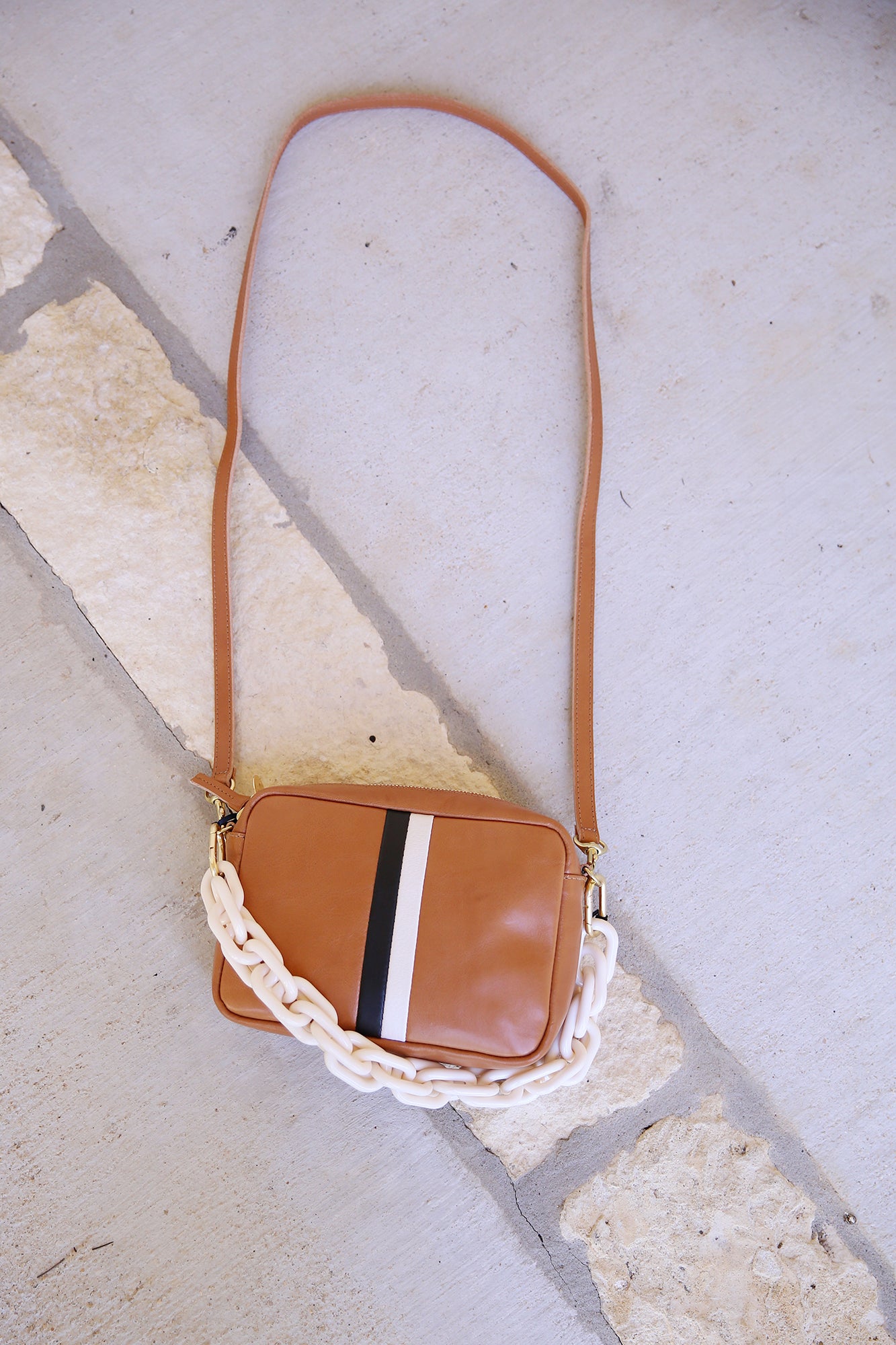 Shortie Strap Cream Resin