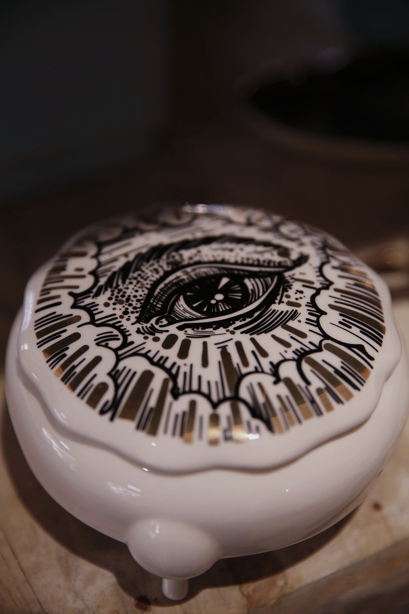 Mystic Eye Ceramic Box
