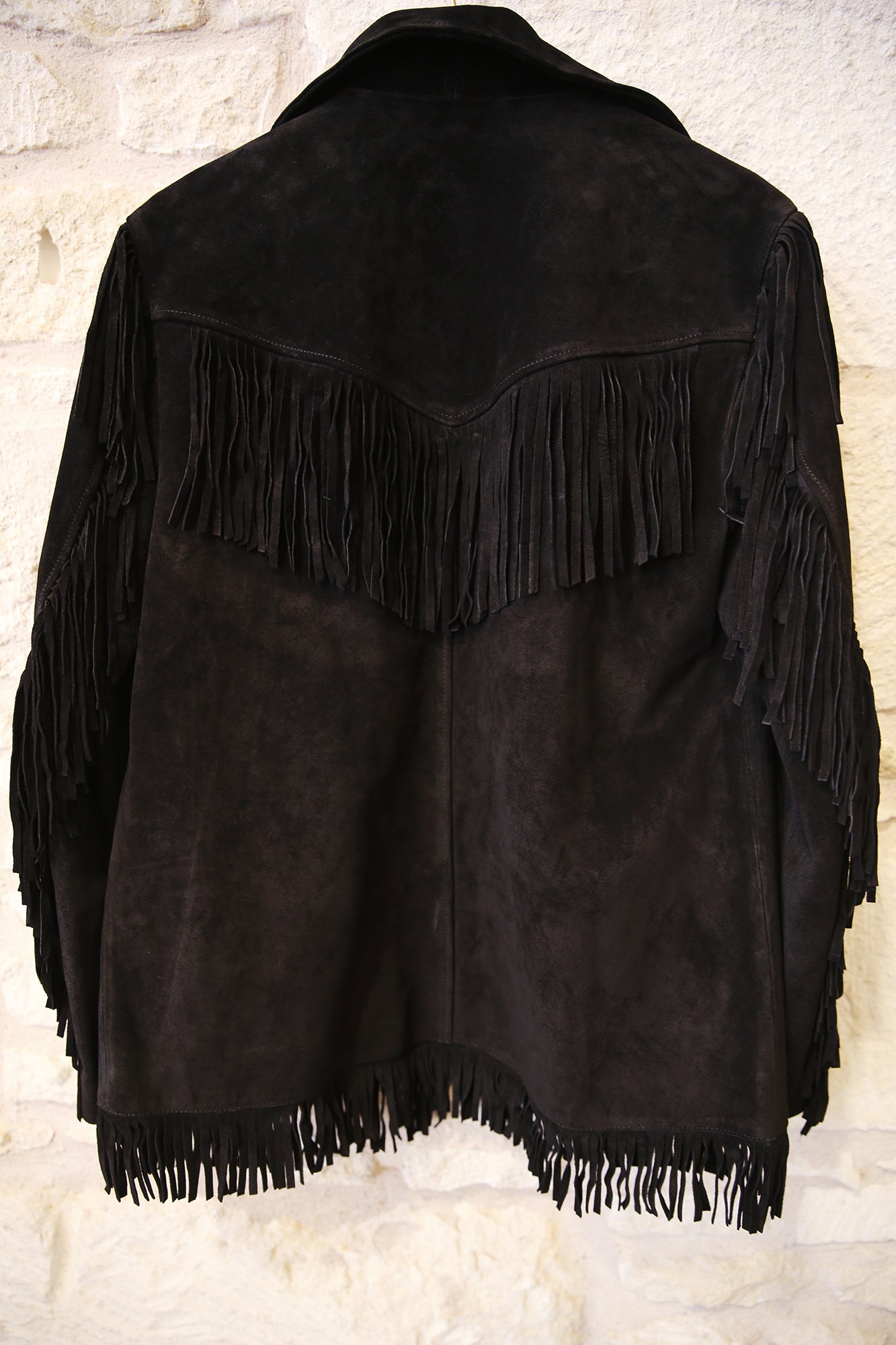 Suede Fringe Jacket
