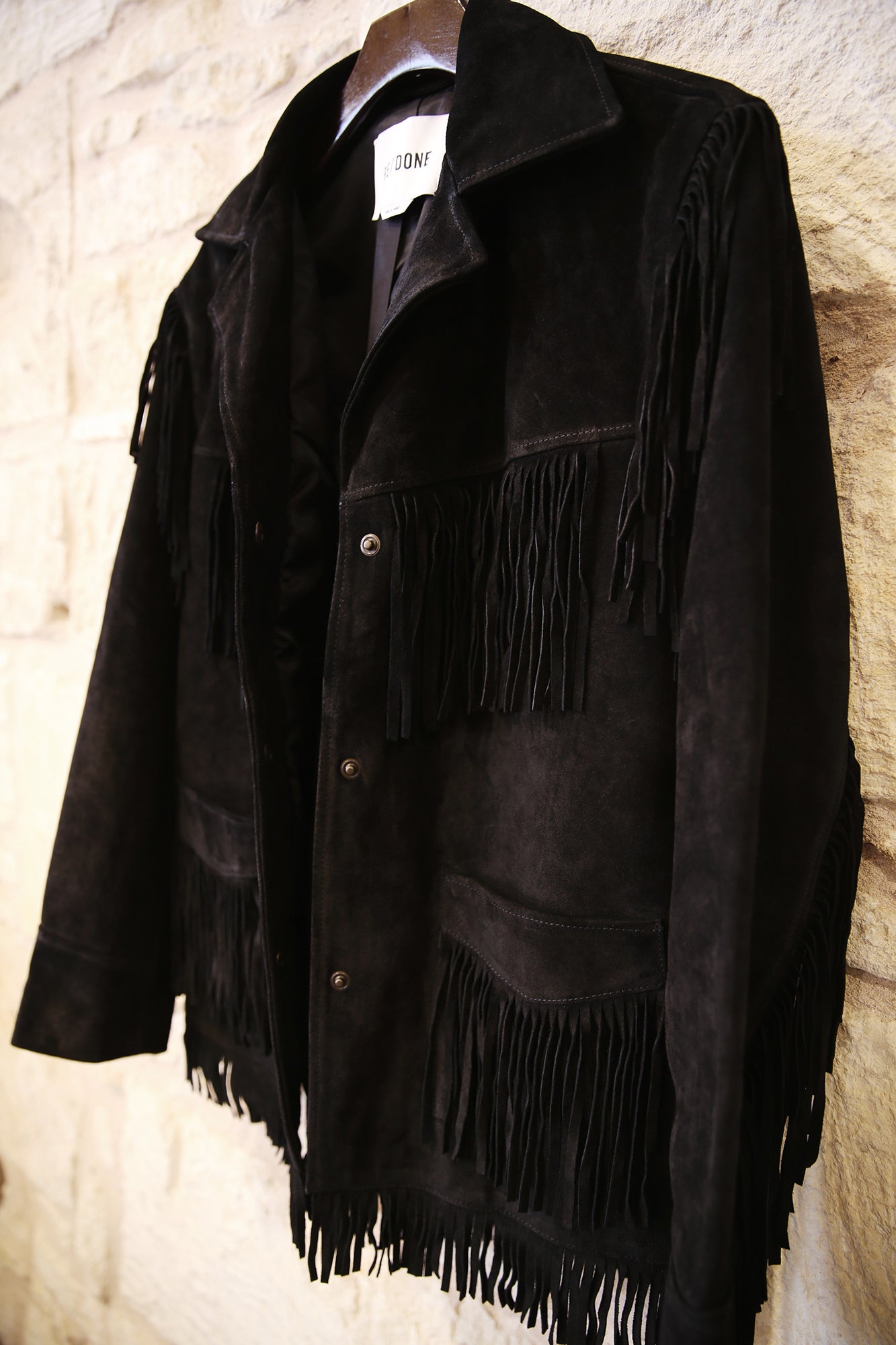 Suede Fringe Jacket