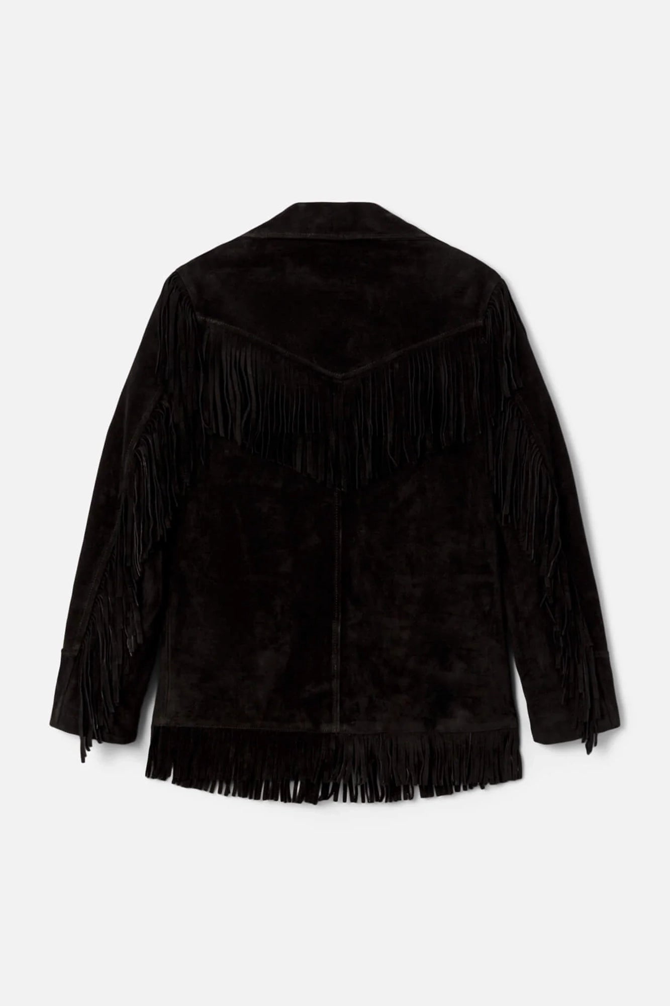 Suede Fringe Jacket