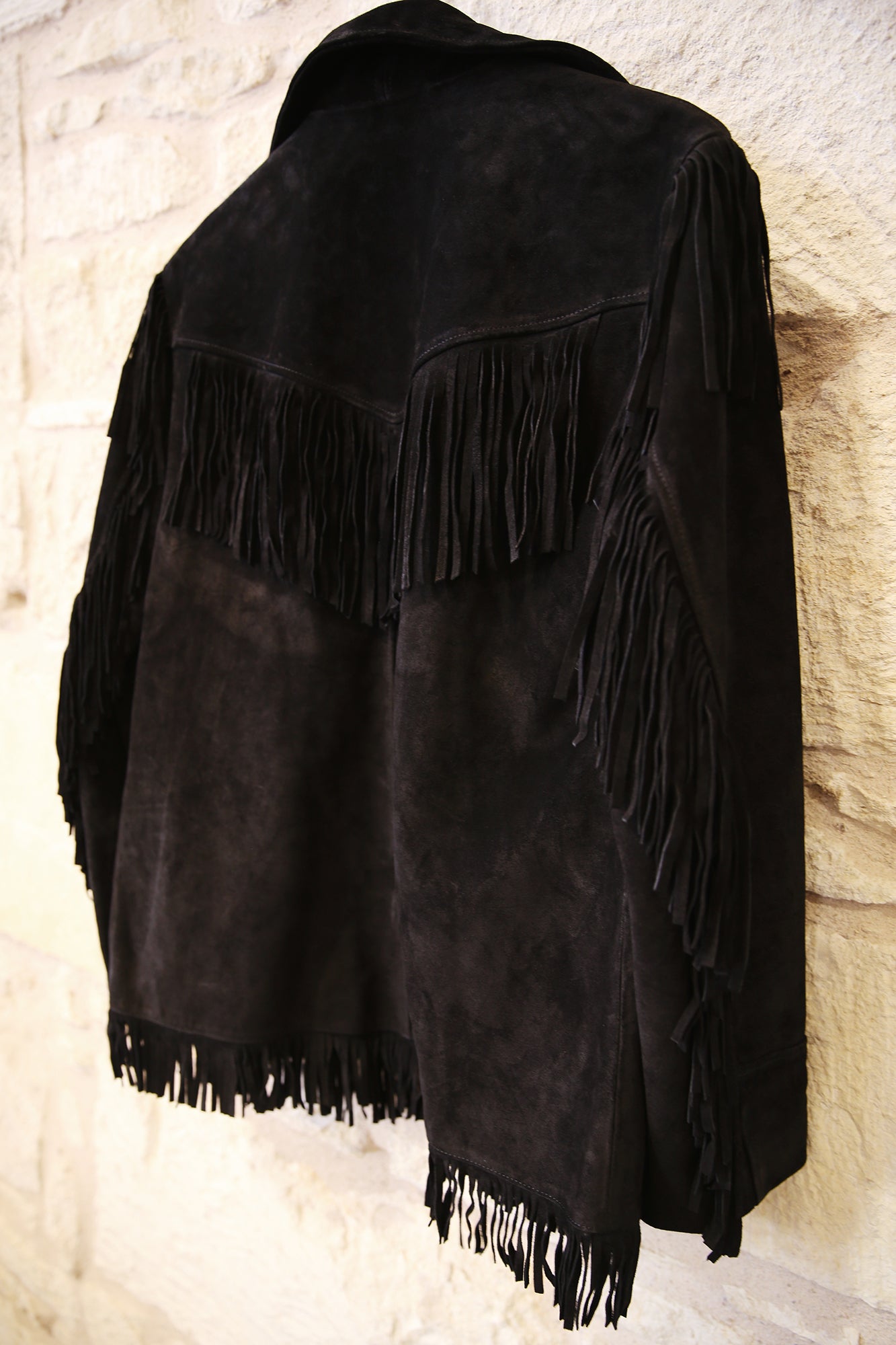 Suede Fringe Jacket