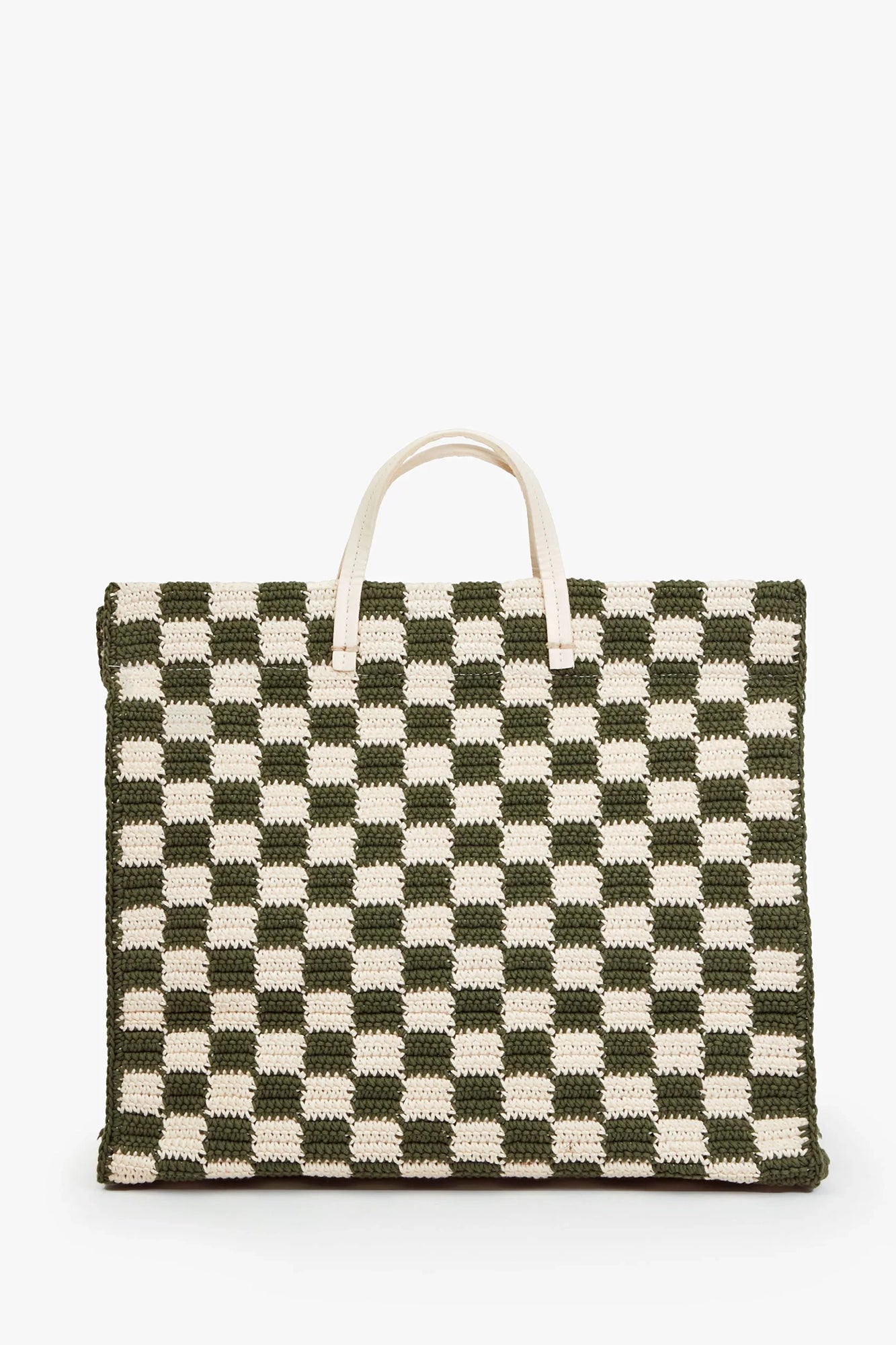 Summer Simple Tote Olive/Cream