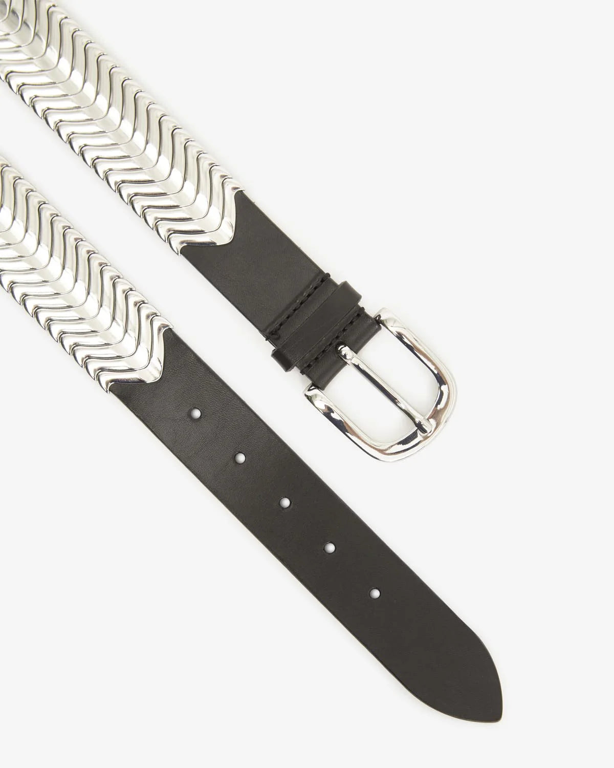 Tehora Leather Belt With Buckle