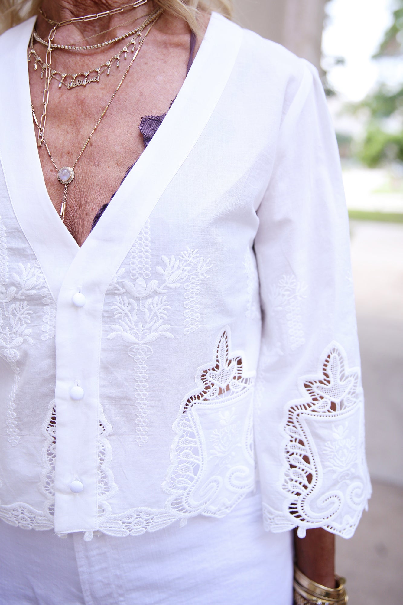 The LADY Vintage Lace White