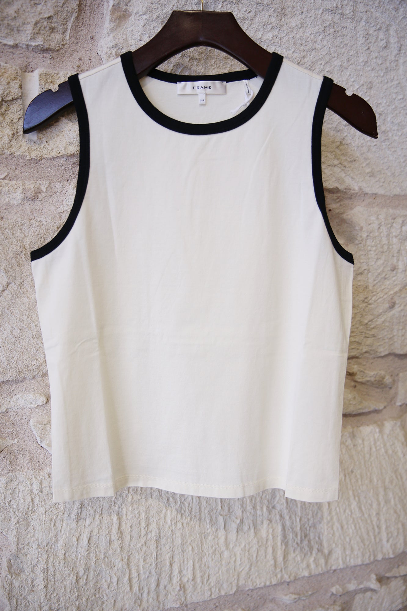 The Ringer Tank in Cream