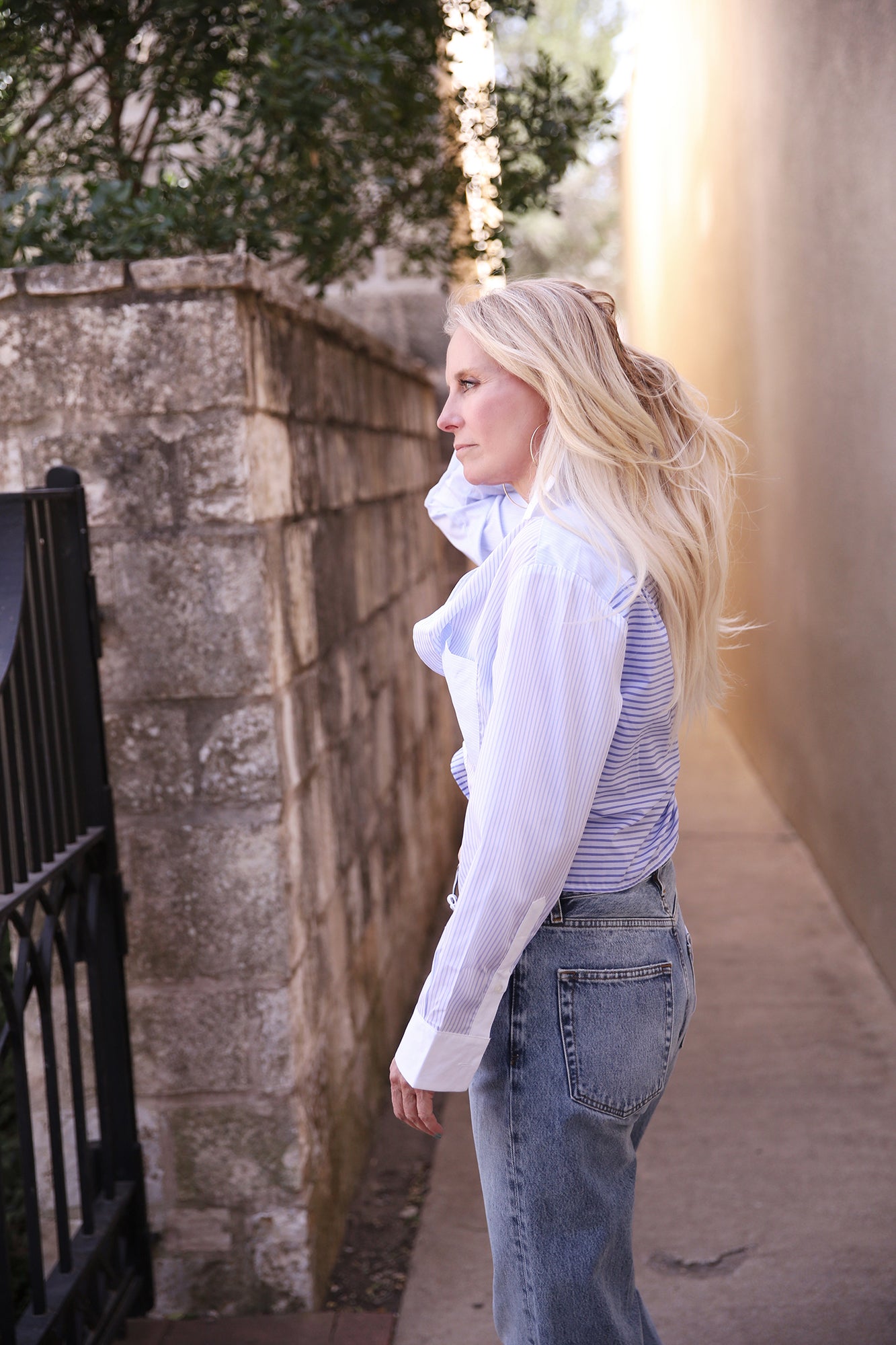 The SHORTY Shirt Mixed Stripe Scrappy