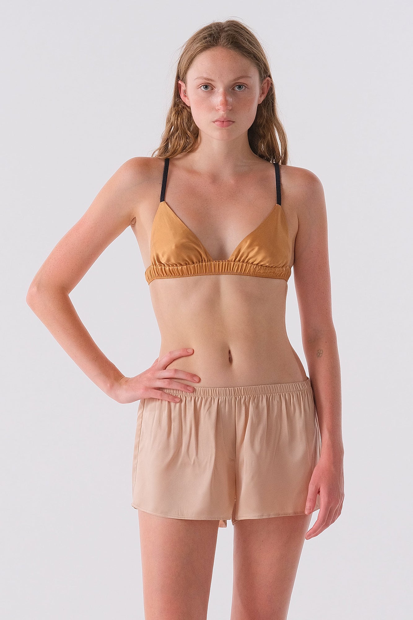 The BRALETTE Cork 100% Sueded Silk