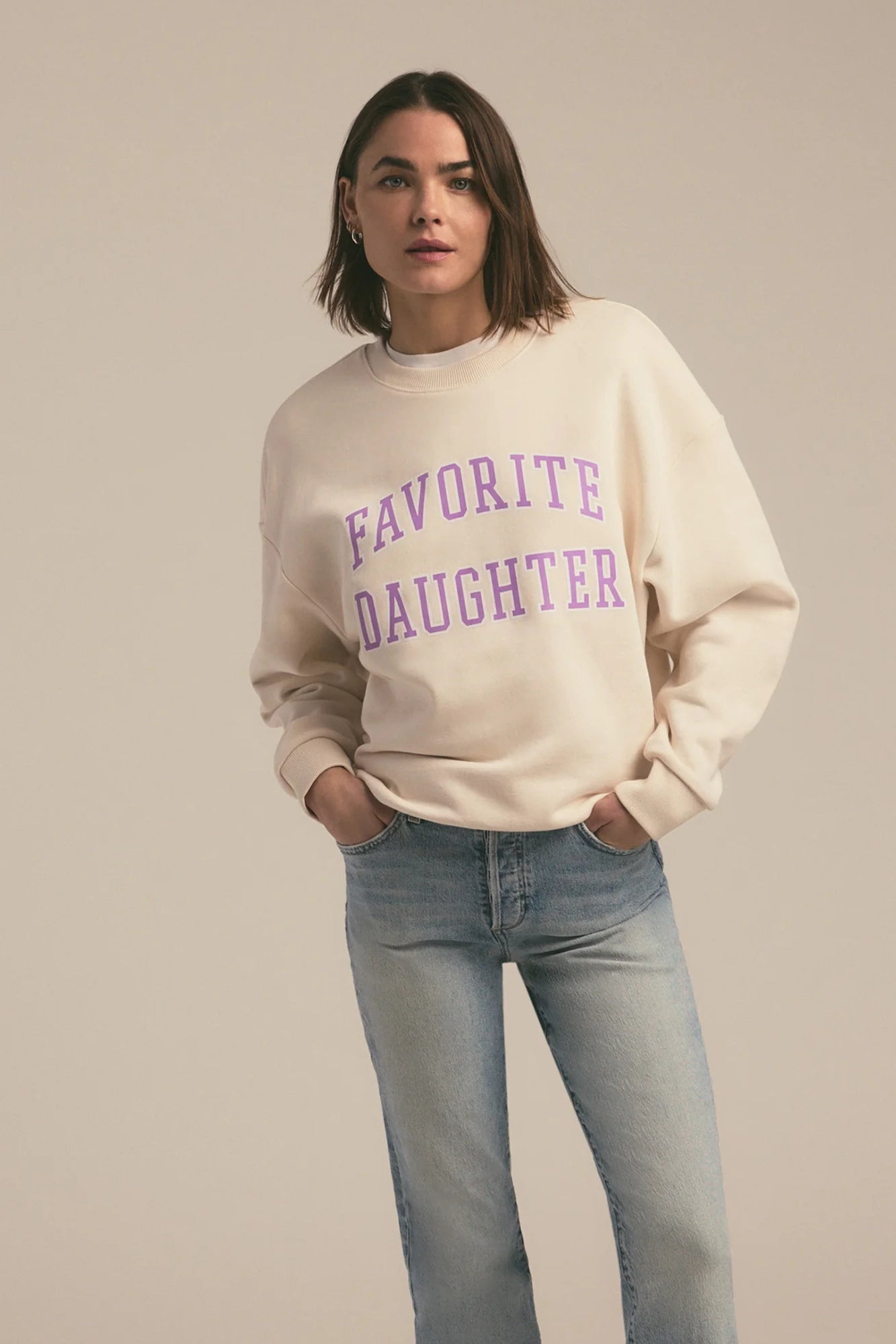 The Collegiate Sweatshirt Gardenia
