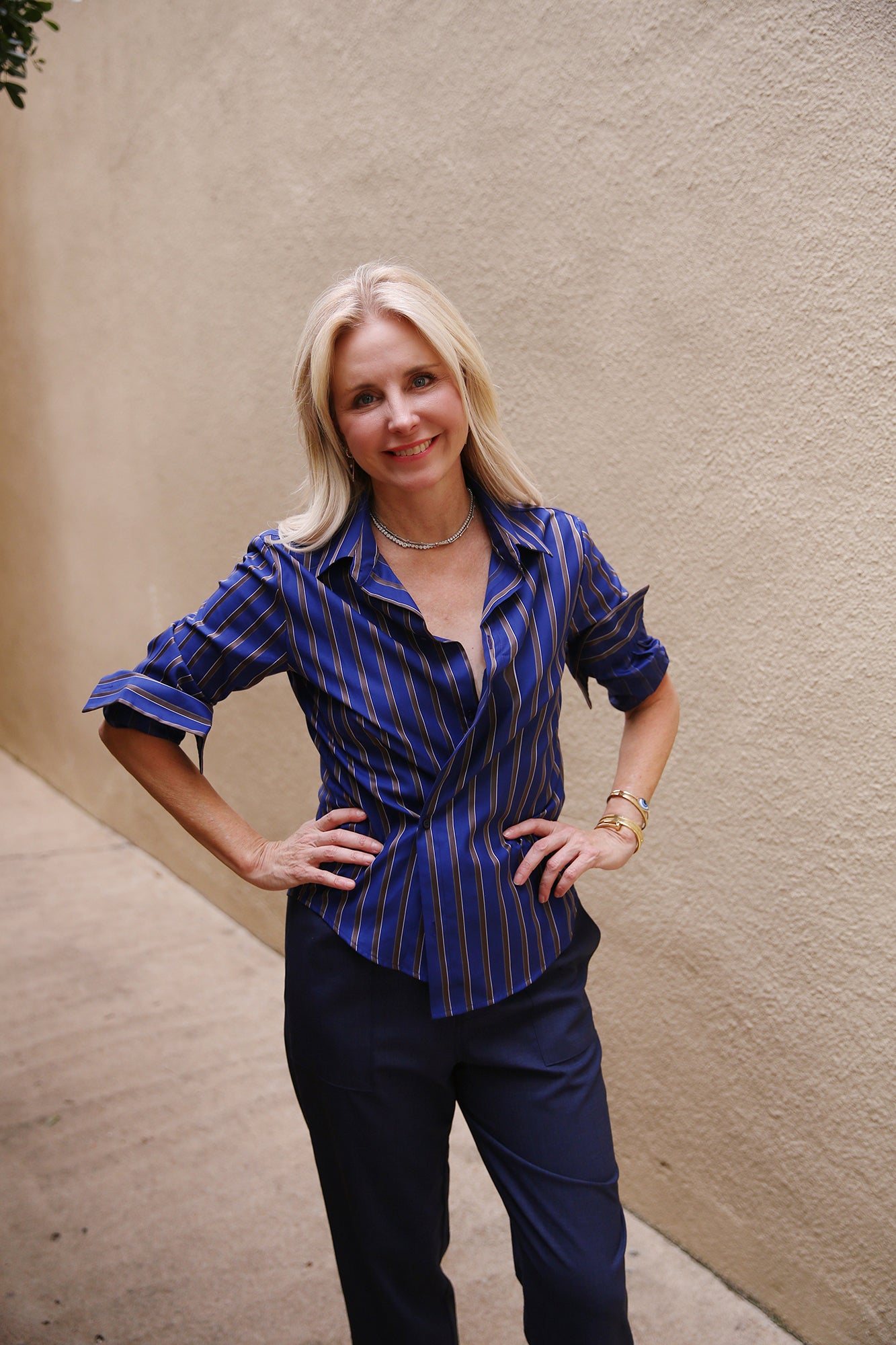 The Fitted Shirt Egyptian Cotton Bowood Stripe
