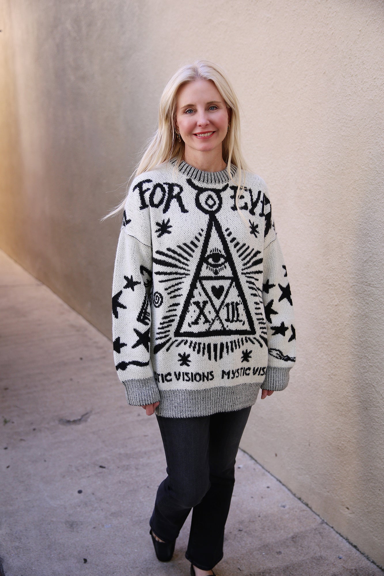 The Long Drop Daddy Baby Alpaca Sweater