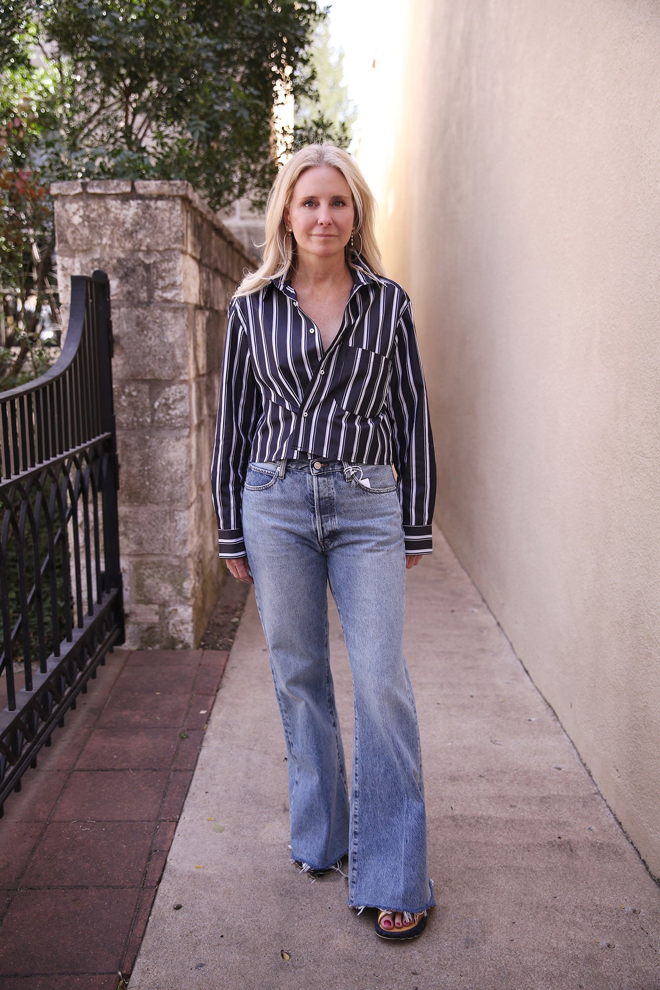 The SHORTY Shirt 100% Egyptian Cotton Shadow Stripe