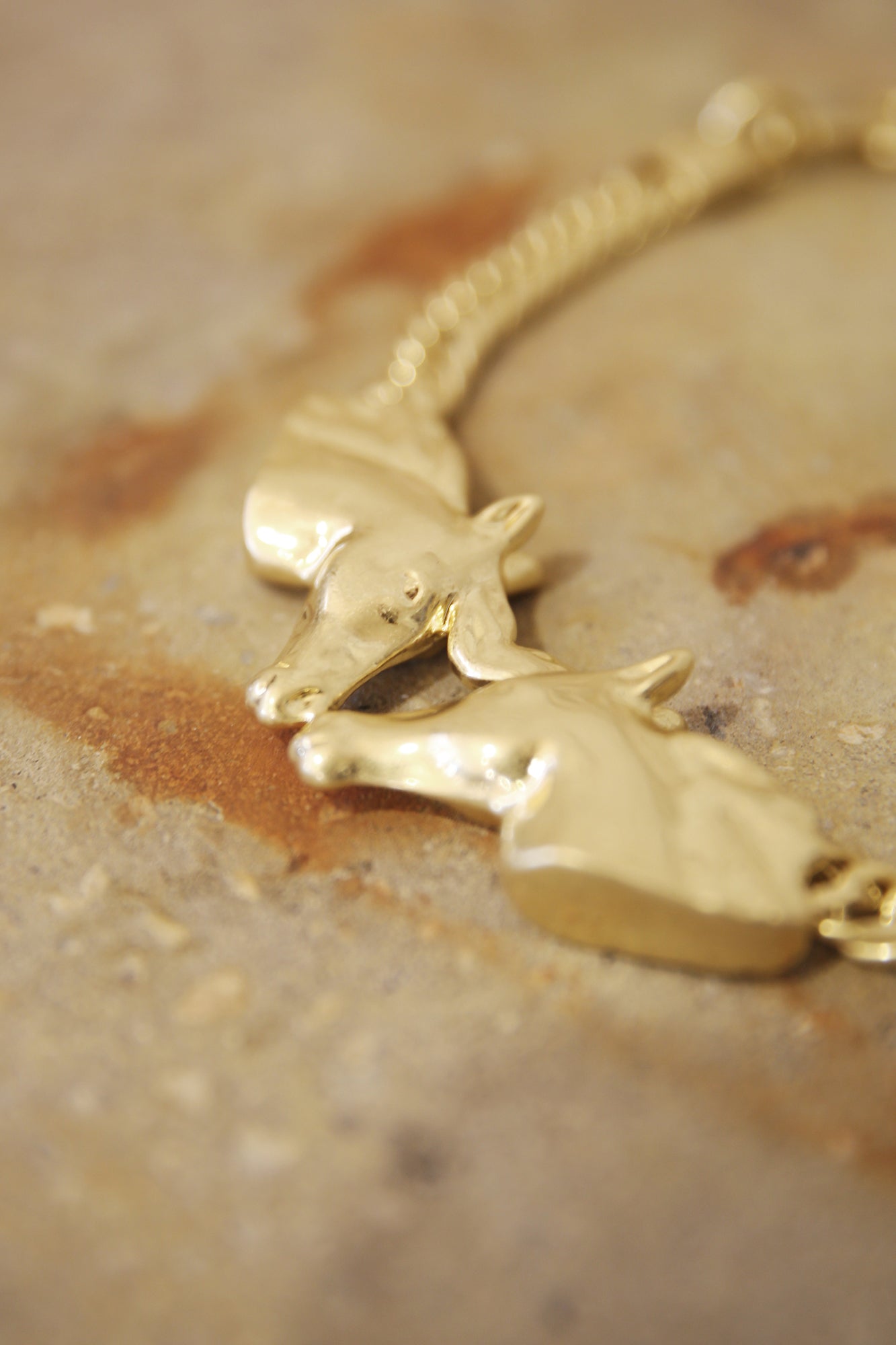 Top Handle Strap Vintage Gold Le Cheval