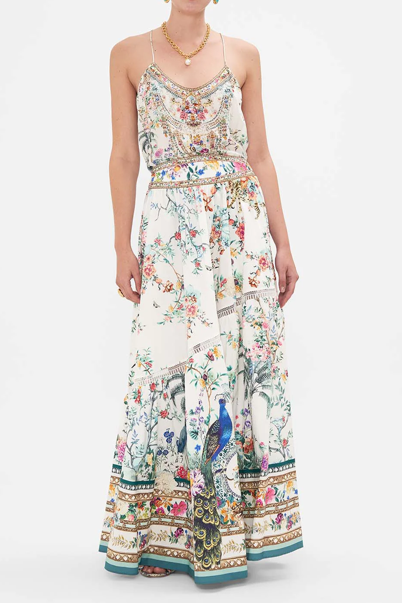 Skirt With Shaped Seam
