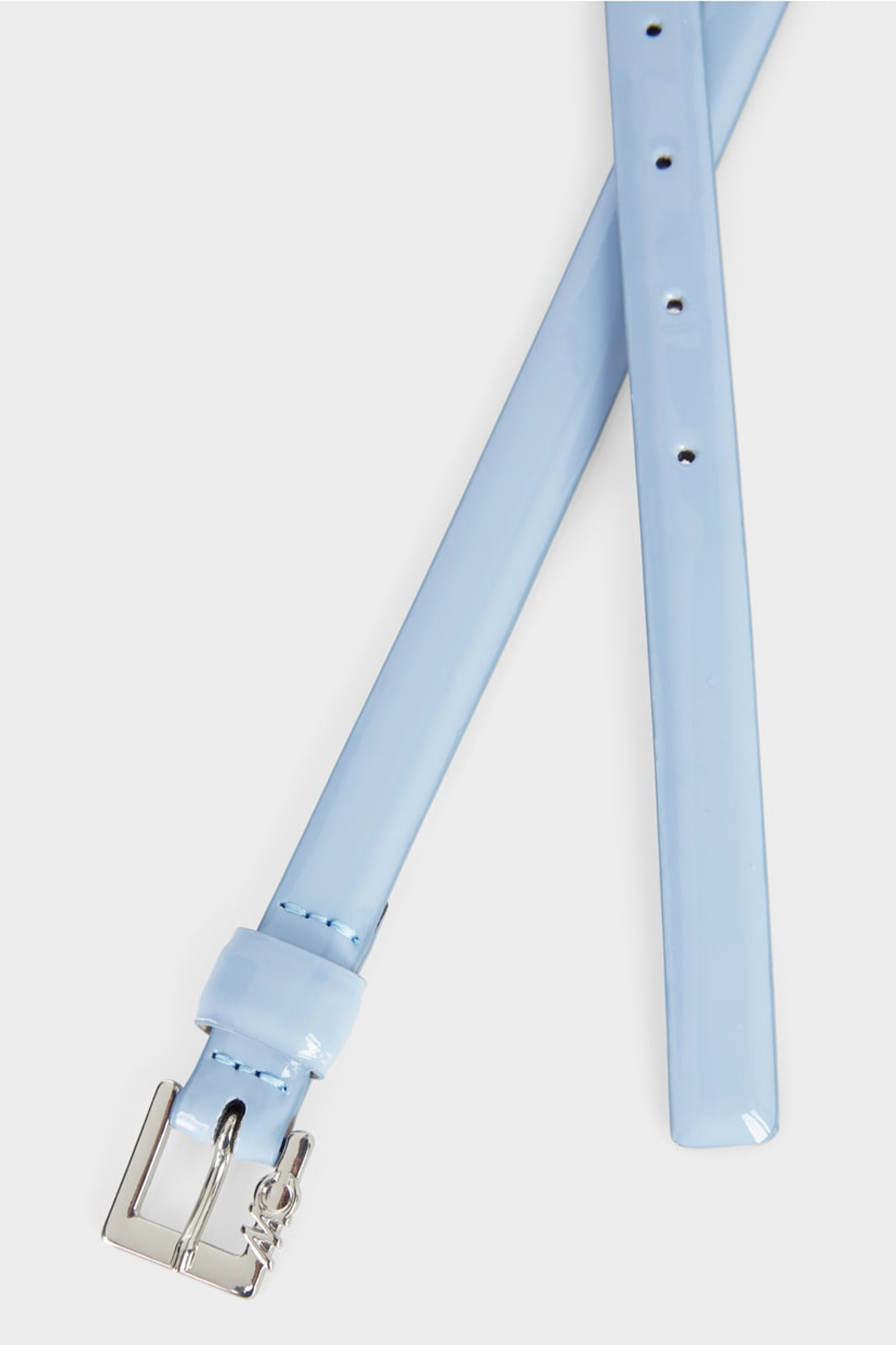 Swan Opera Narrow Patent Delicate Buckle Belt