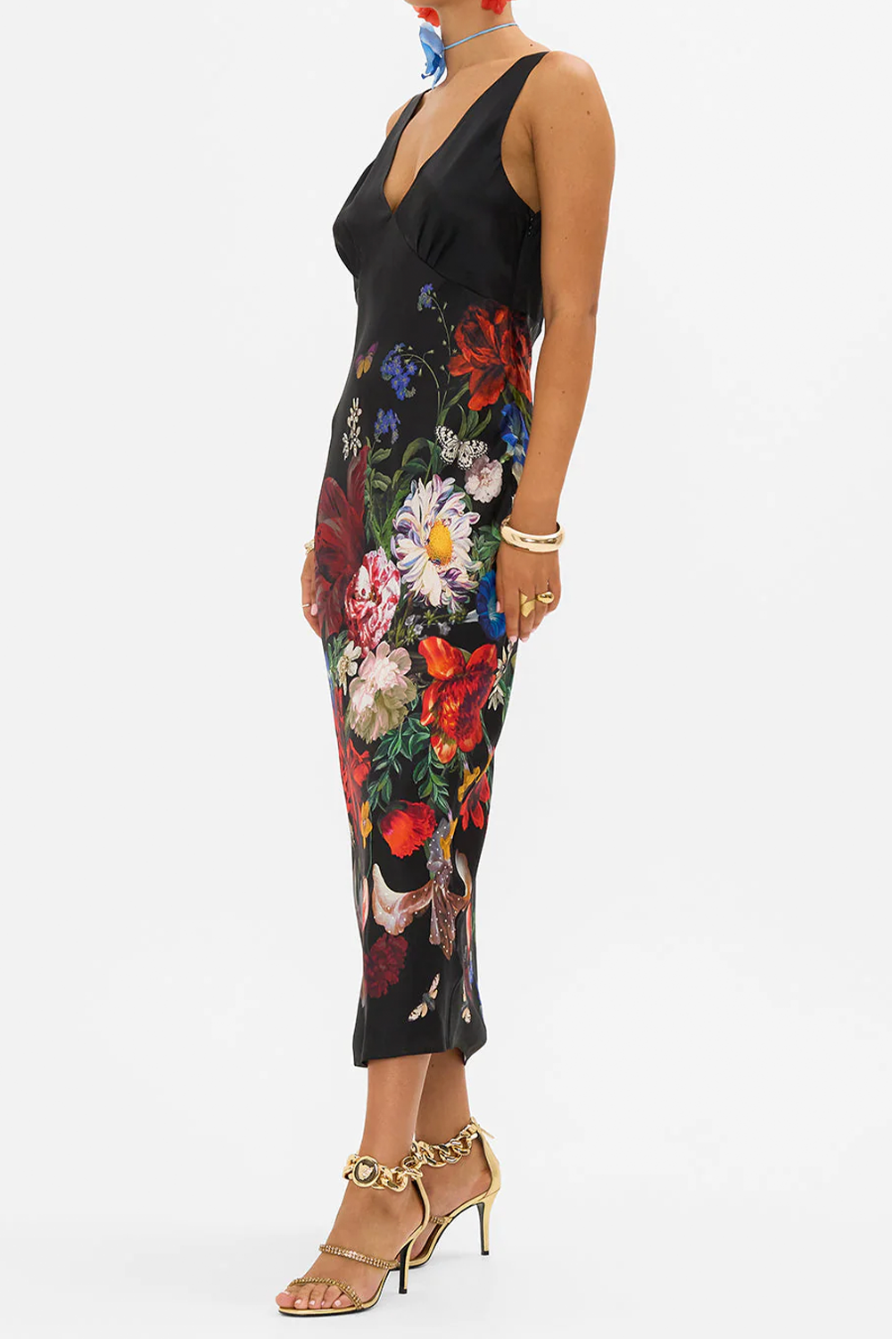 V-Neck Slip Dress A Still Life