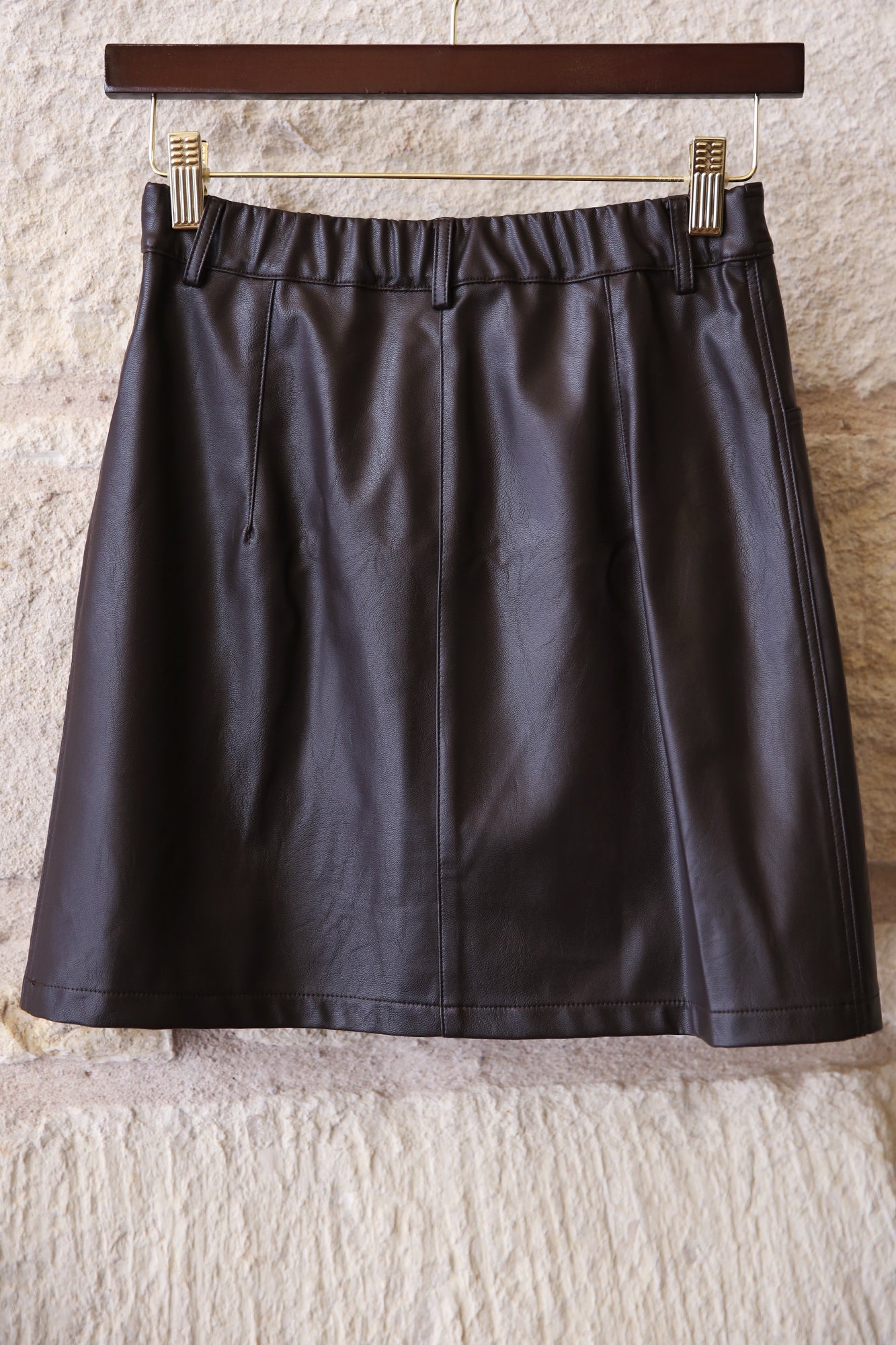 Vegan Leather Skirt