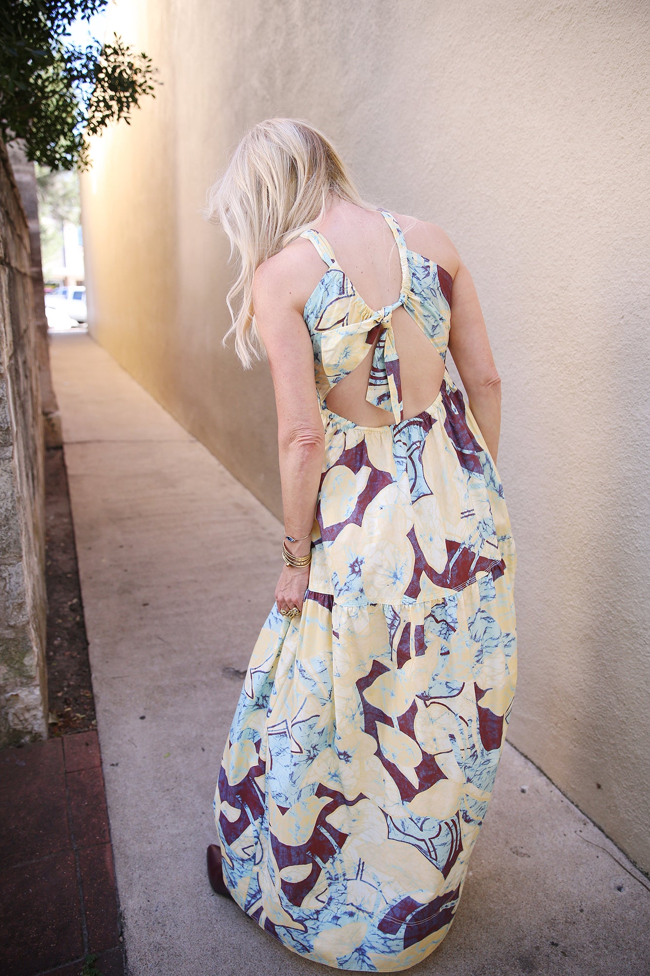 Veronica Cotton Poplin Maxi Dress