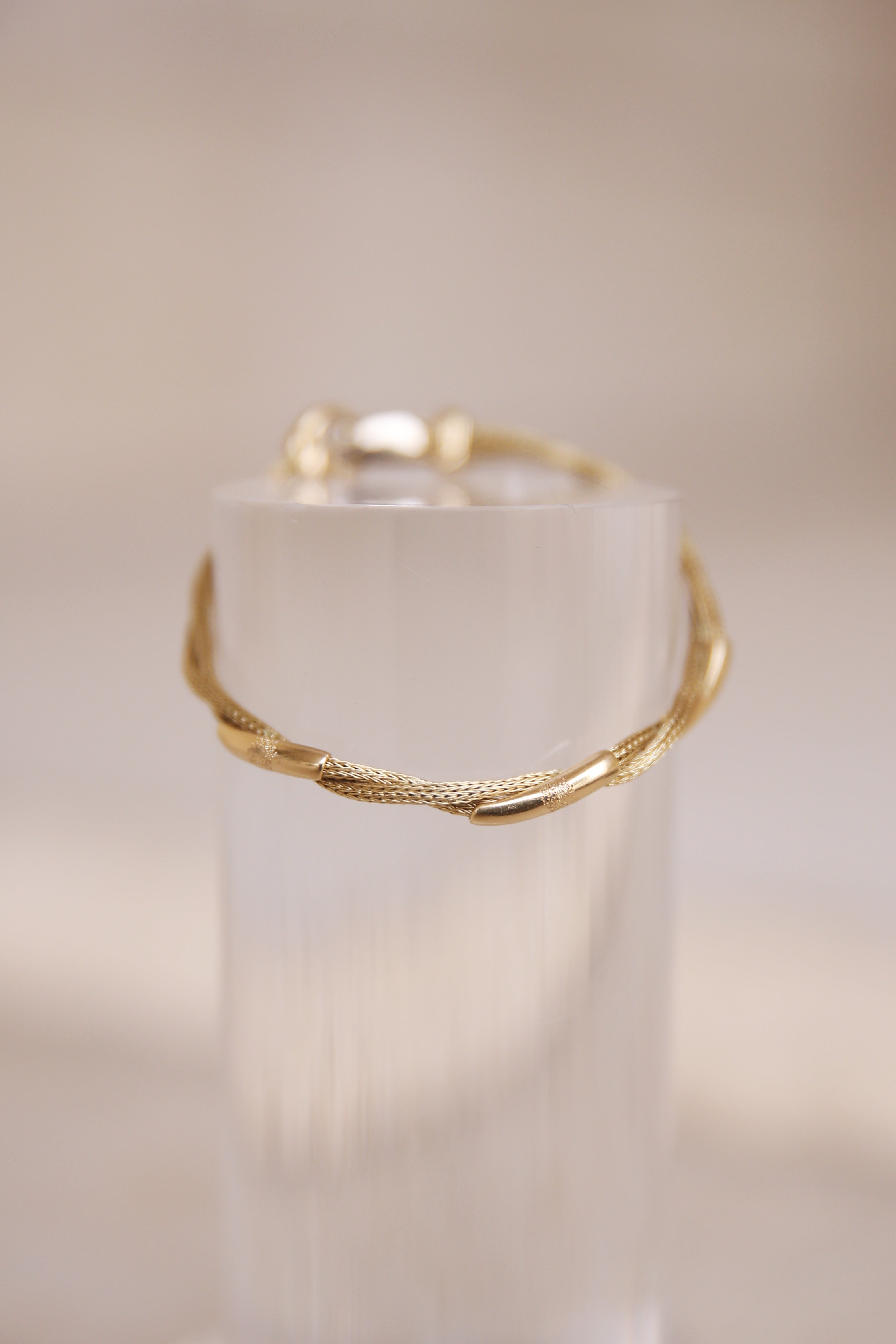 Braided 18K YG Bracelet