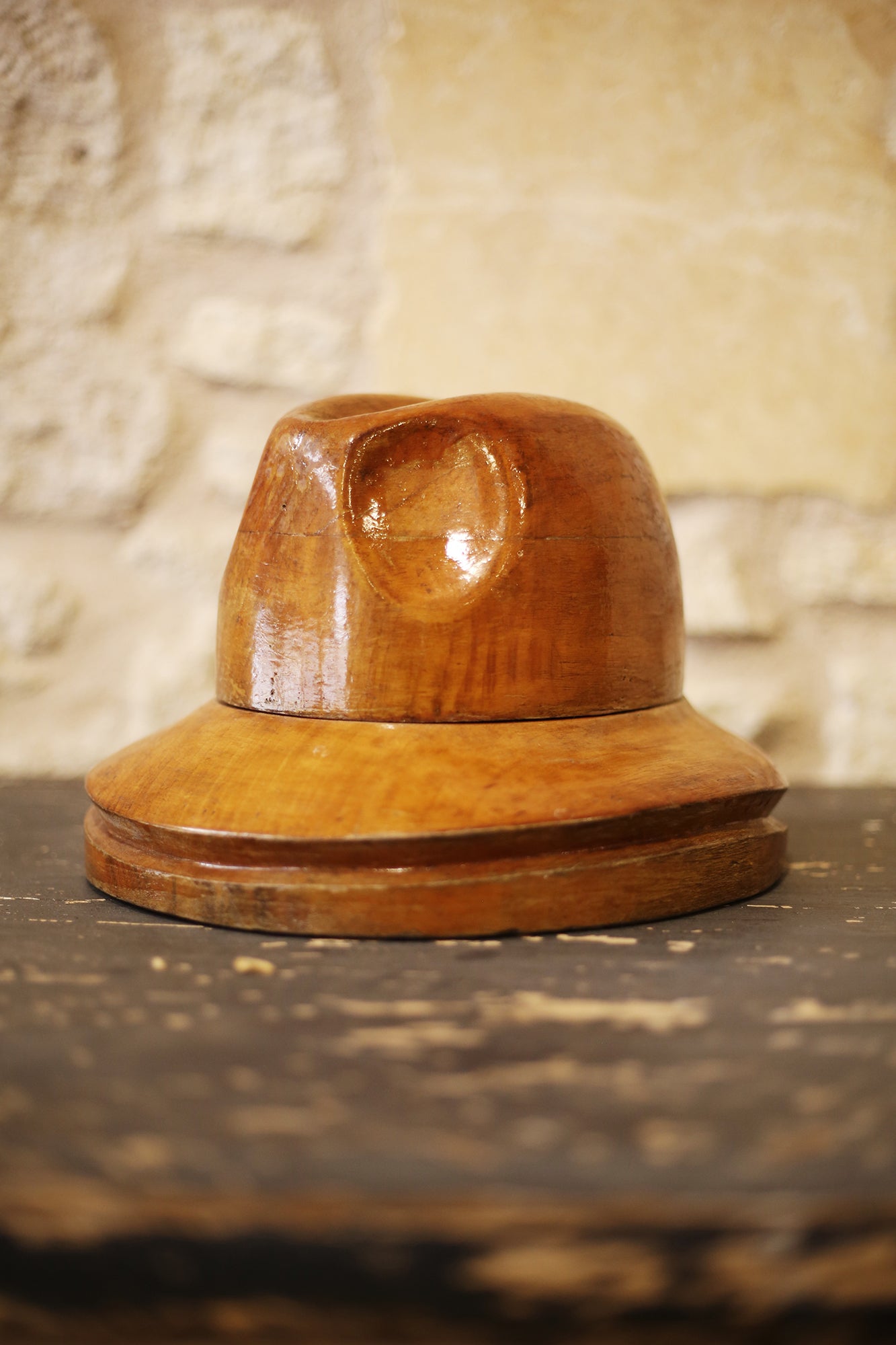 Vintage Hat Makers Model Wood