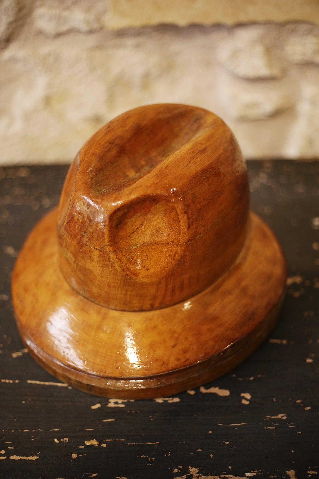 Vintage Hat Makers Model Wood