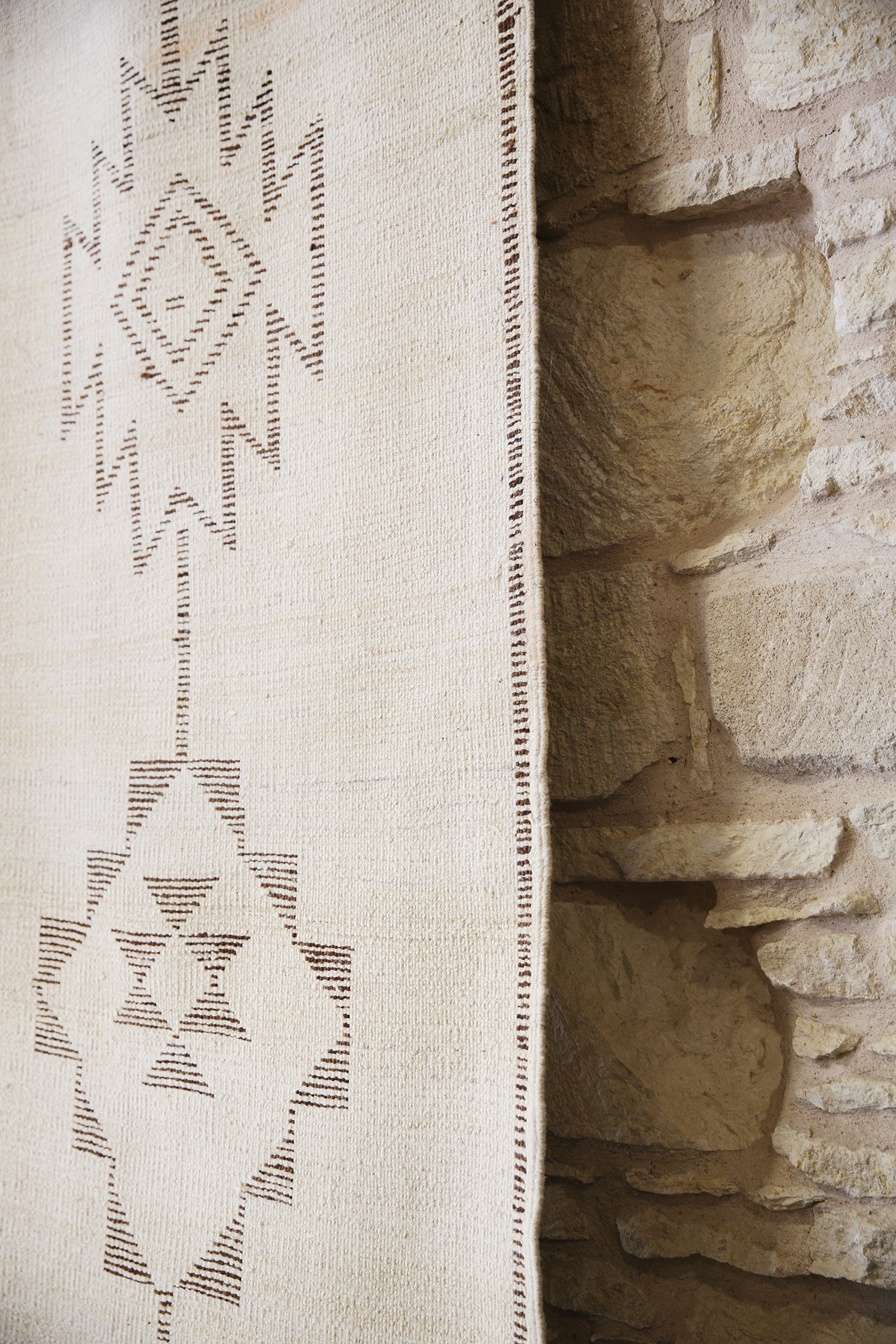 Vintage Turkish Neutral Southwestern Runner - 11'2" x 3'7"