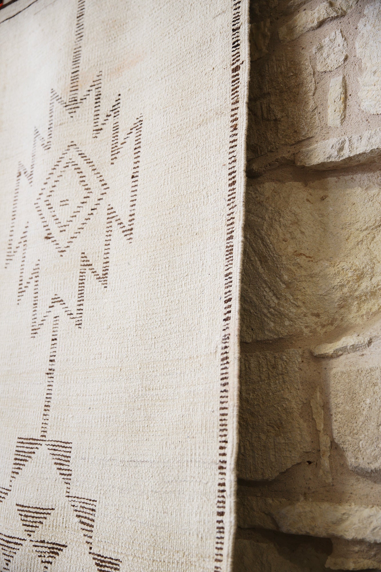 Vintage Turkish Neutral Southwestern Runner - 11'2" x 3'7"