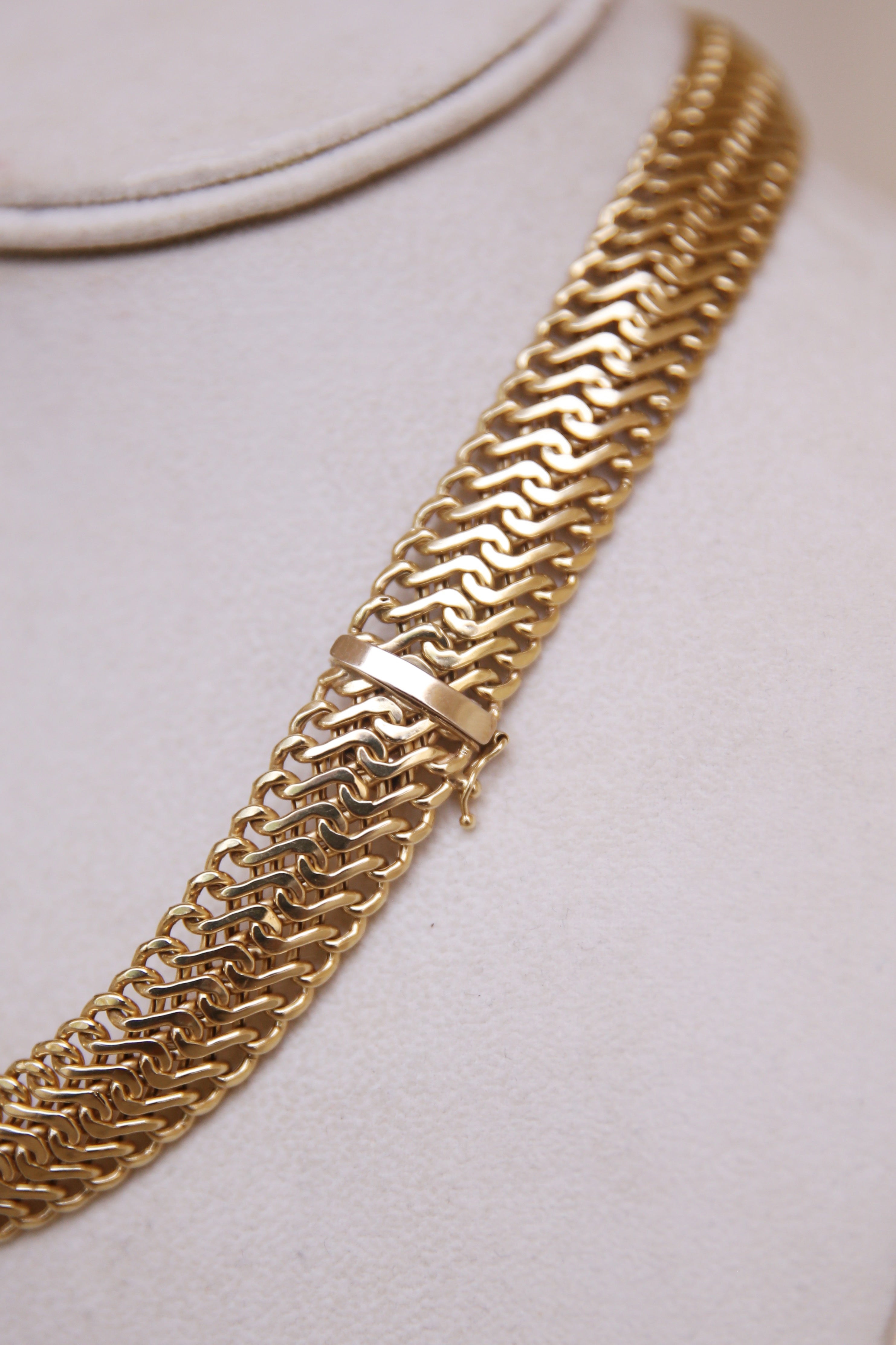 Woven Gold Collar