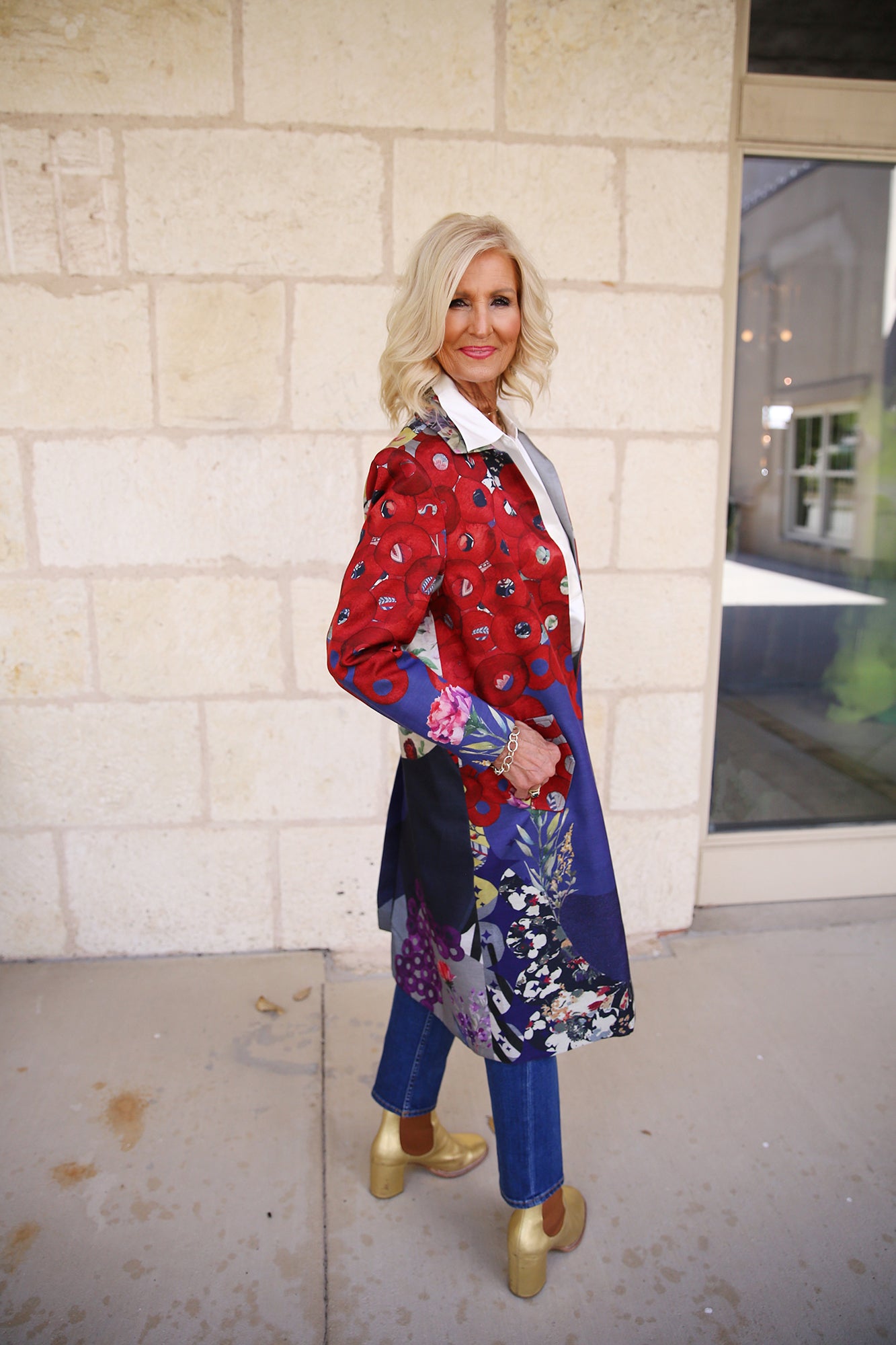 Vivid Bloom Coat