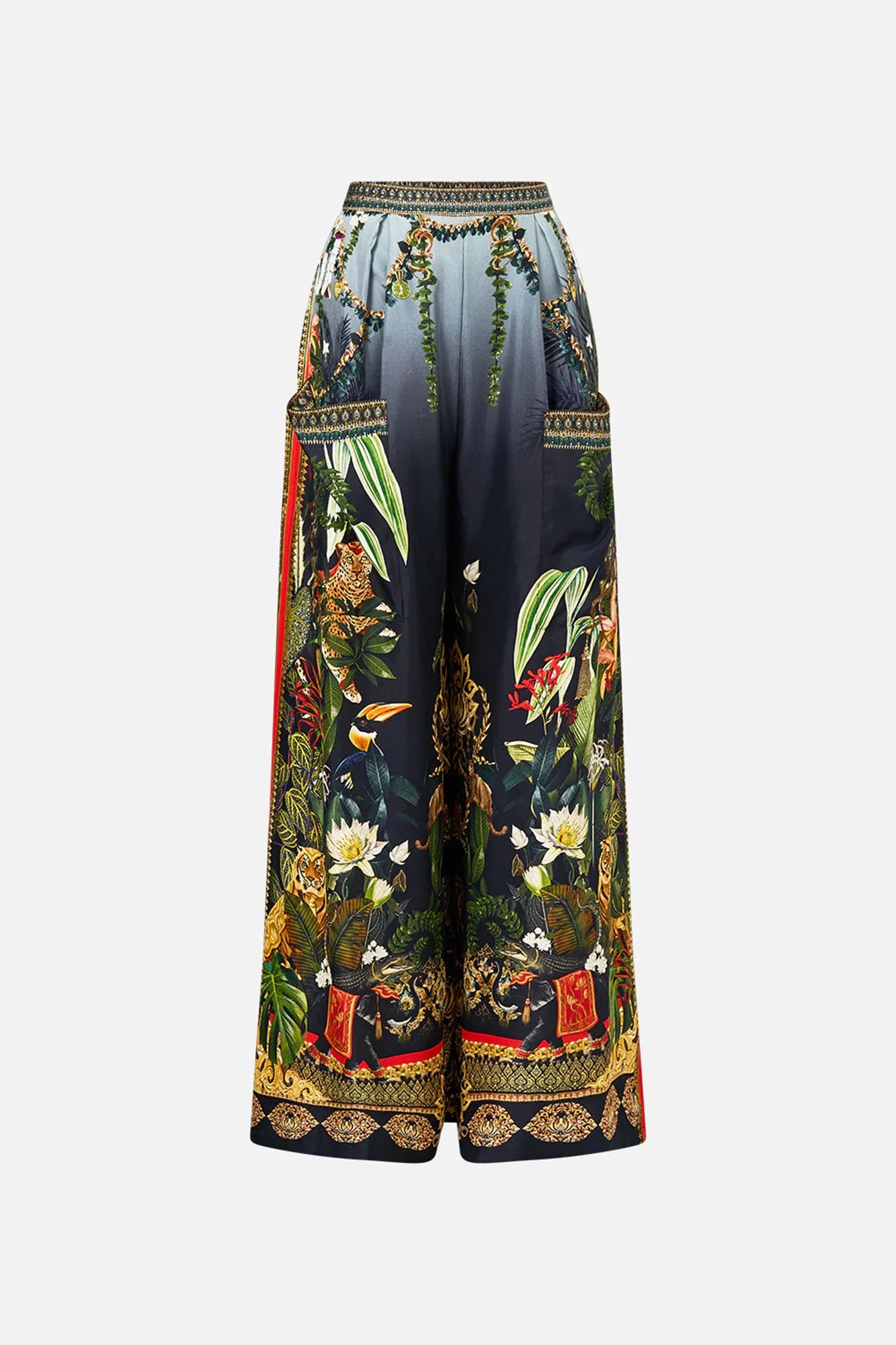 Wide Leg Trouser With Front Pockets Ready For My Welcome Drink