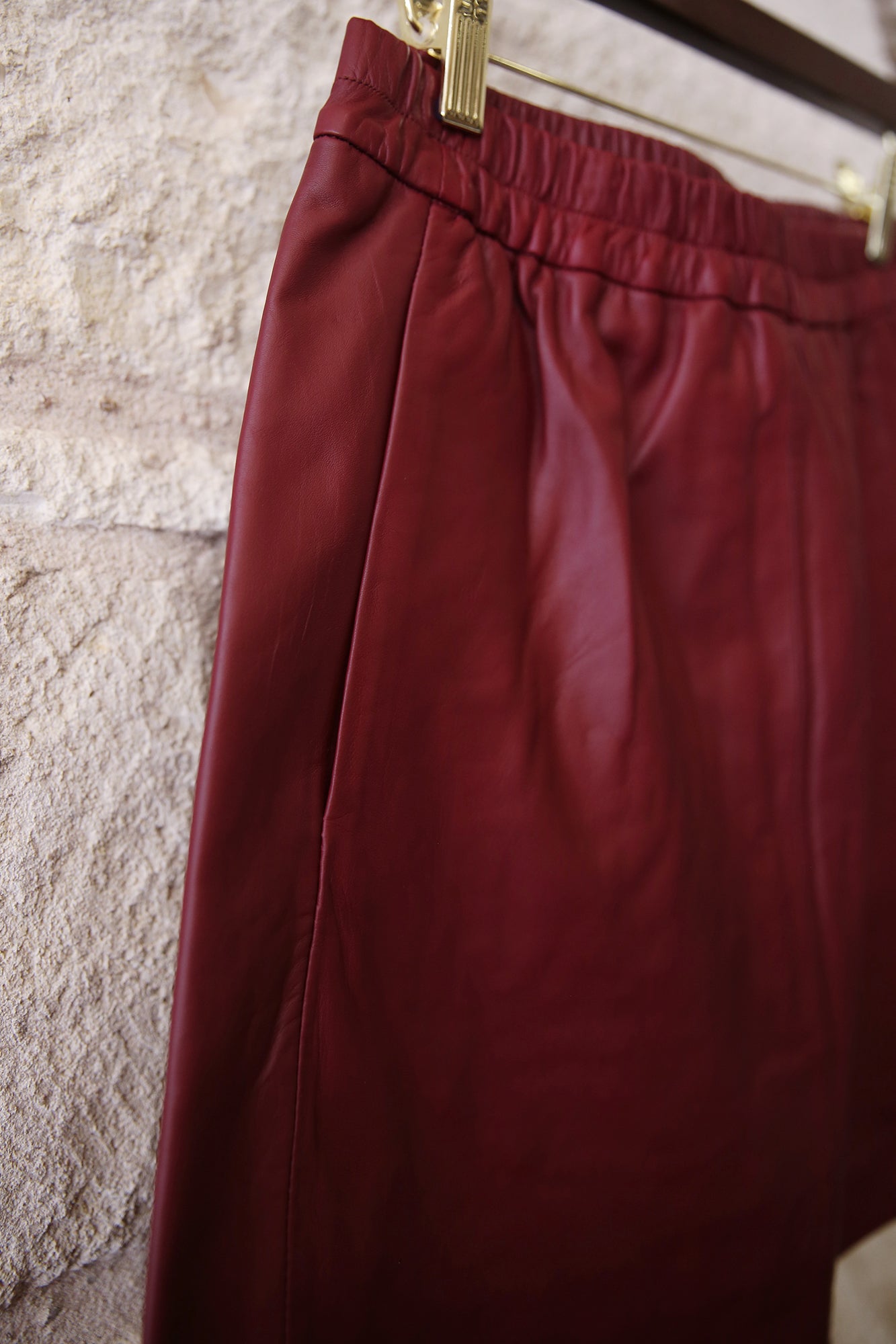 WookIW Leather Short Skirt