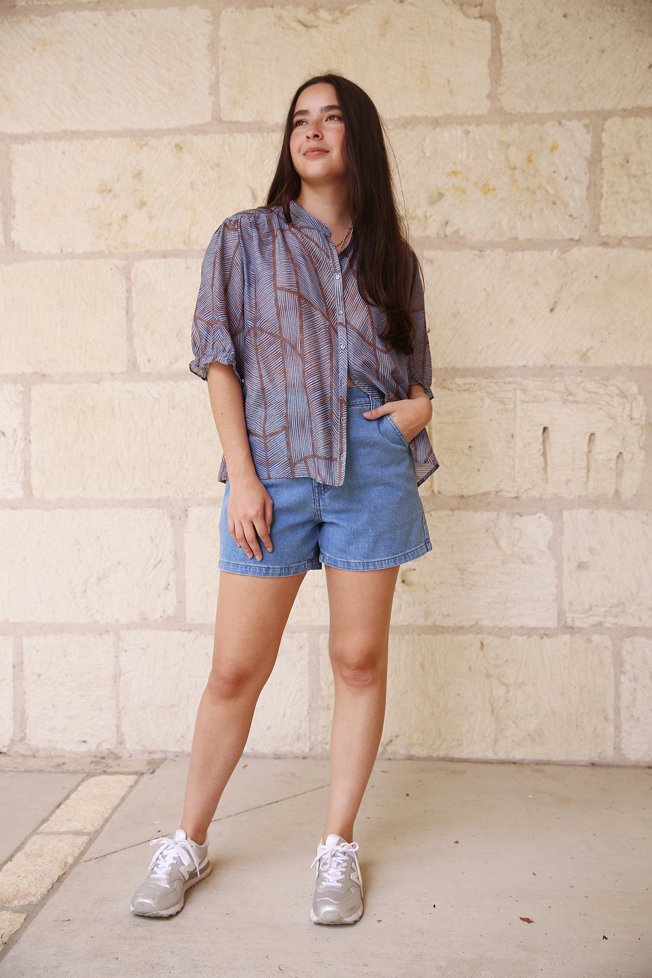 Dez Denim Short Mid Blue
