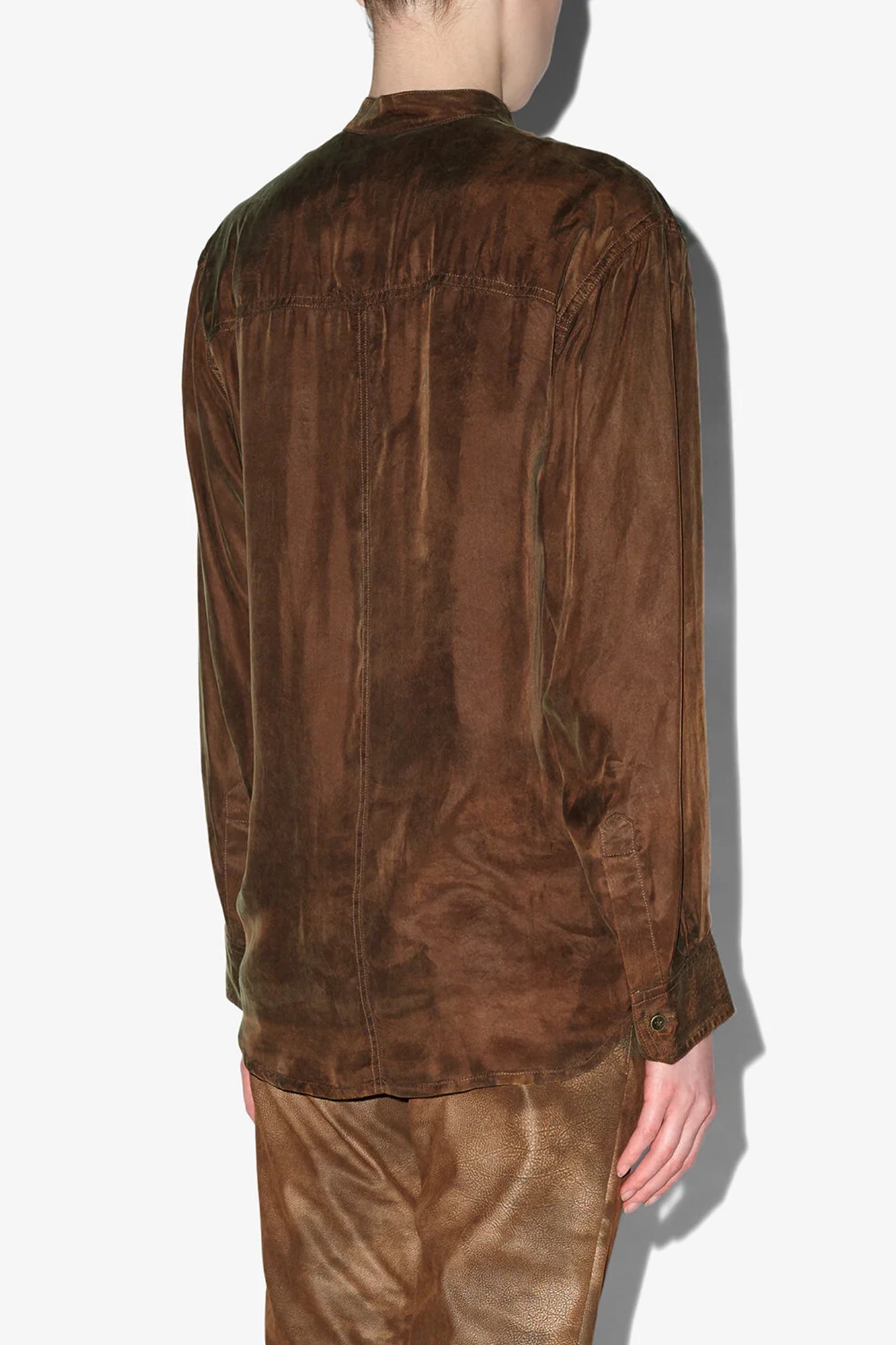 Zetta Washed Satin Shirt