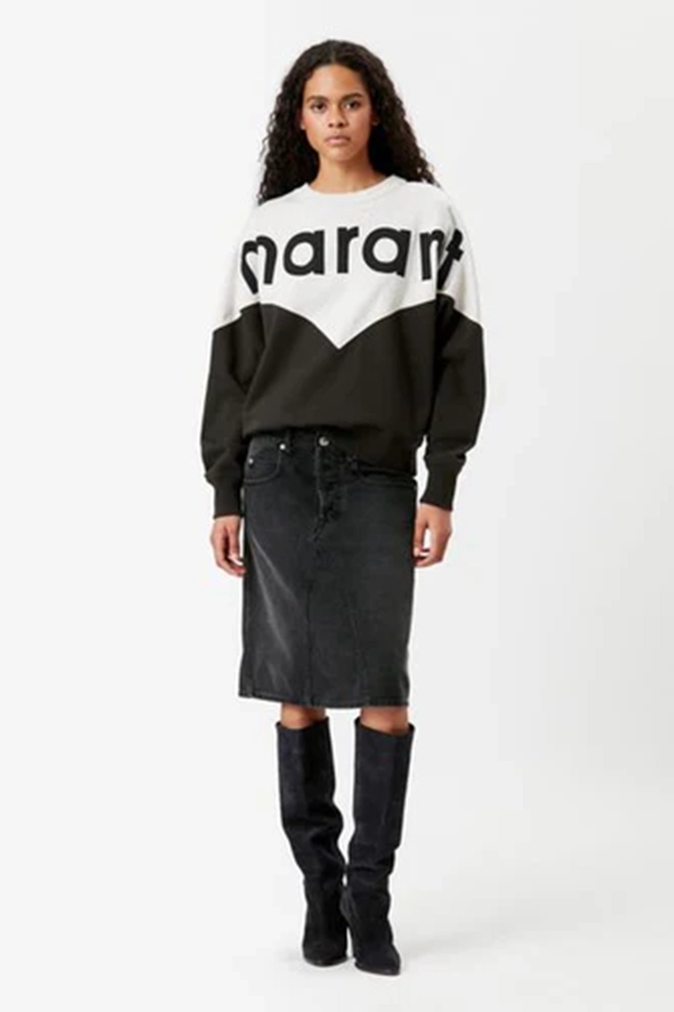 Houston Cotton Sweatshirt With Logo