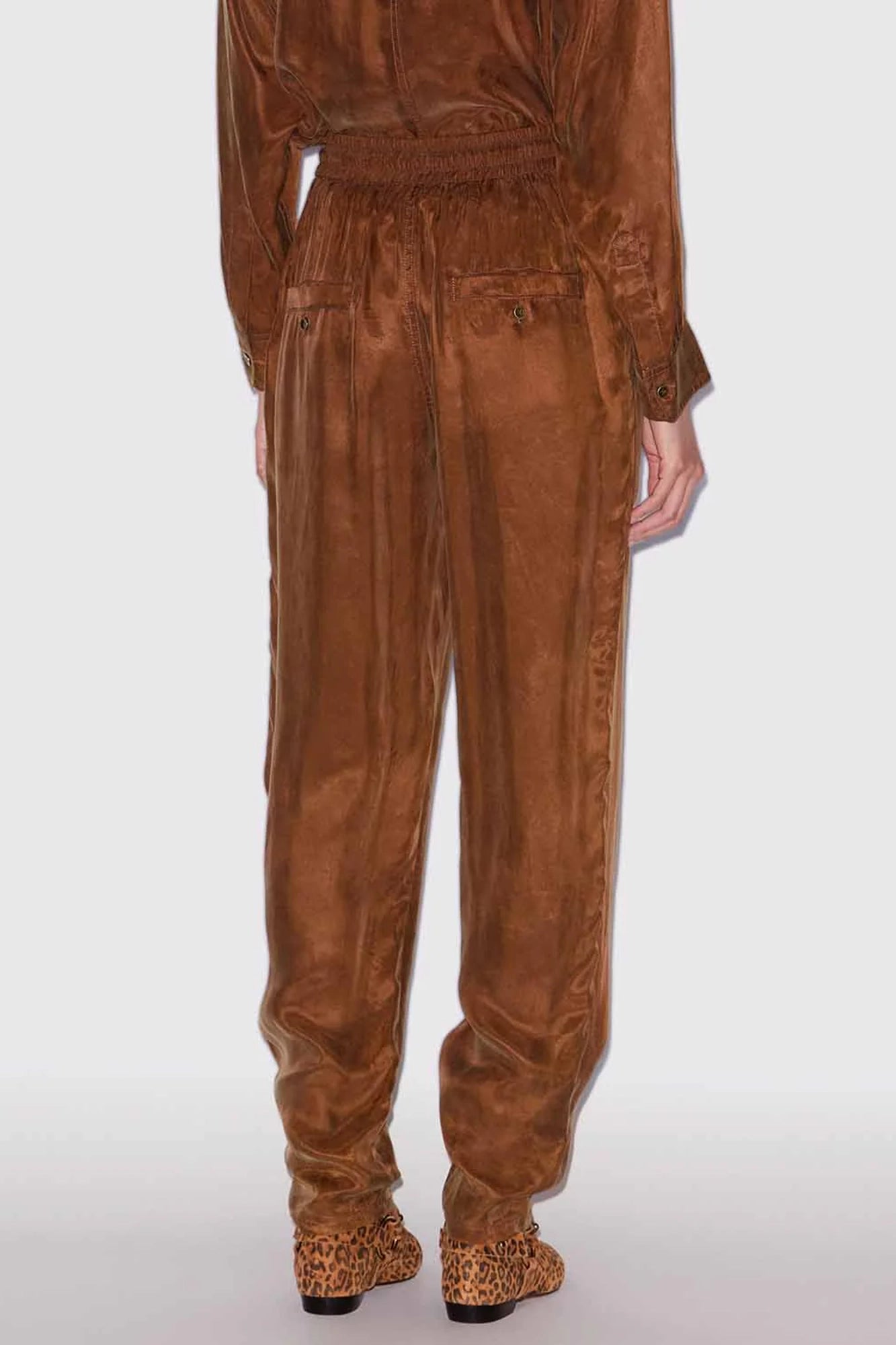 Zaylee Flowing Satin Pants