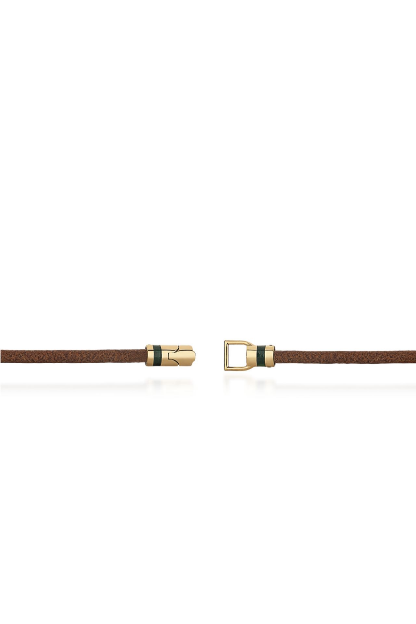 16:40 Natural Leather Bracelet