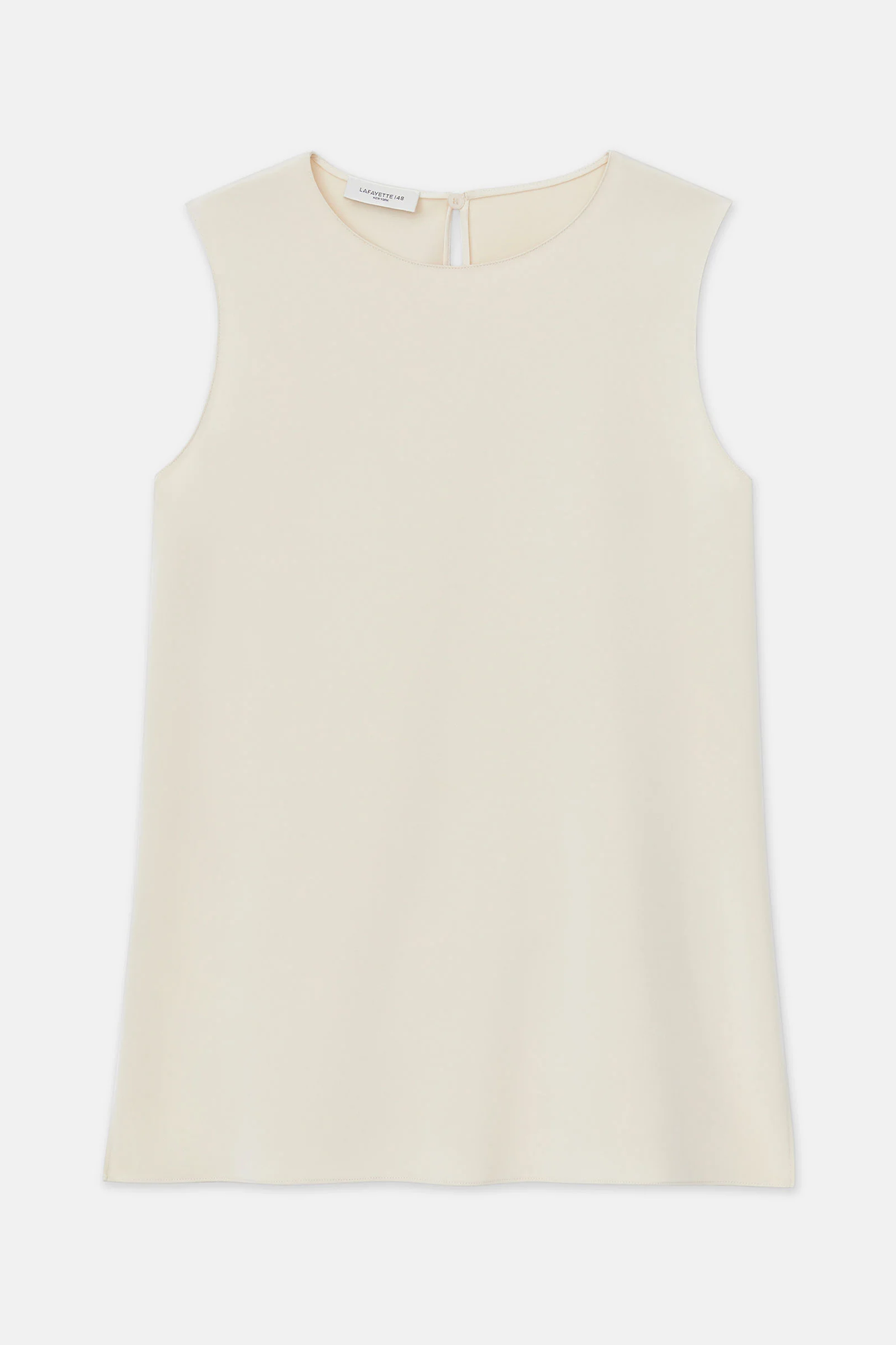 Silk Crepe De Chine Sleeveless Adela Blouse