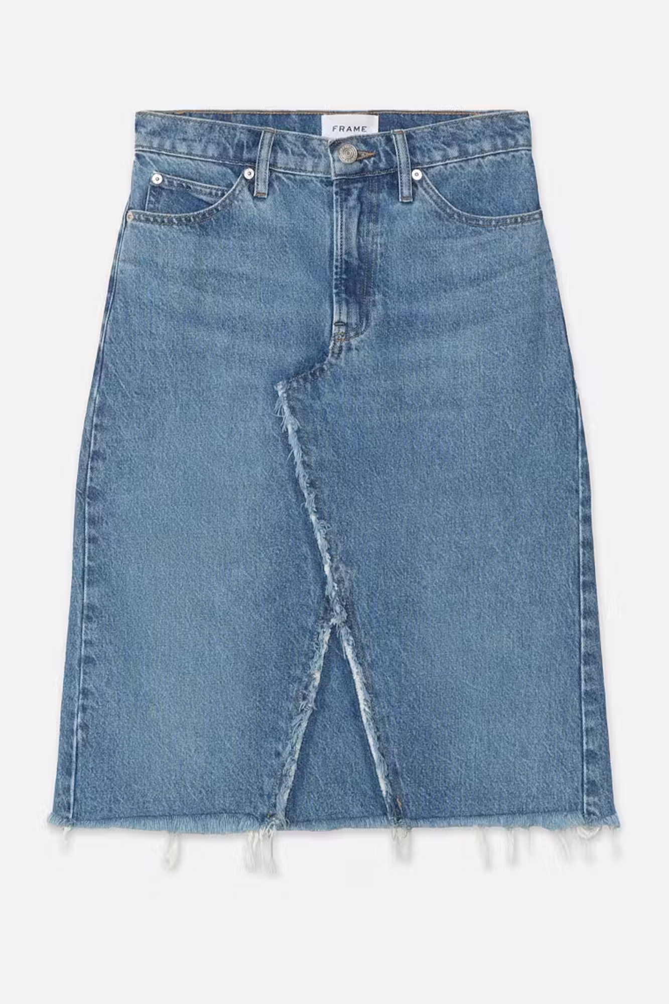 Deconstructed Denim Skirt